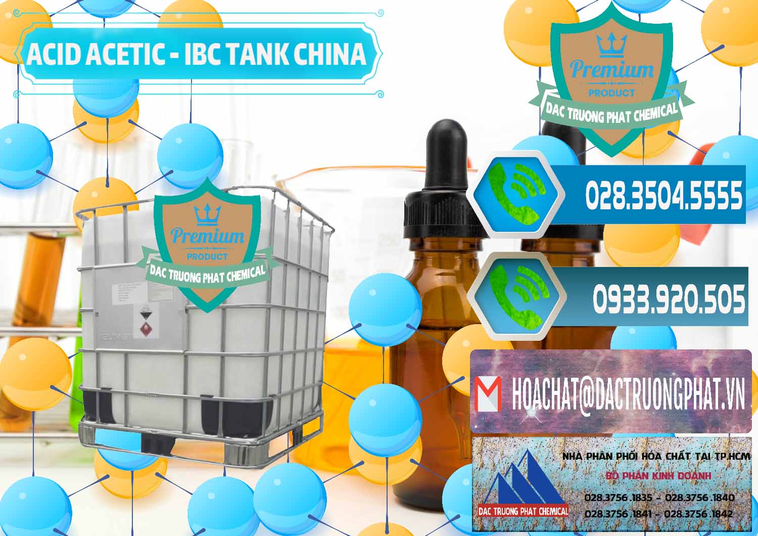 Công ty chuyên kinh doanh - bán Acetic Acid – Axit Acetic Tank Bồn IBC Trung Quốc China - 0443 - Nơi bán ( phân phối ) hóa chất tại TP.HCM - congtyhoachat.net
