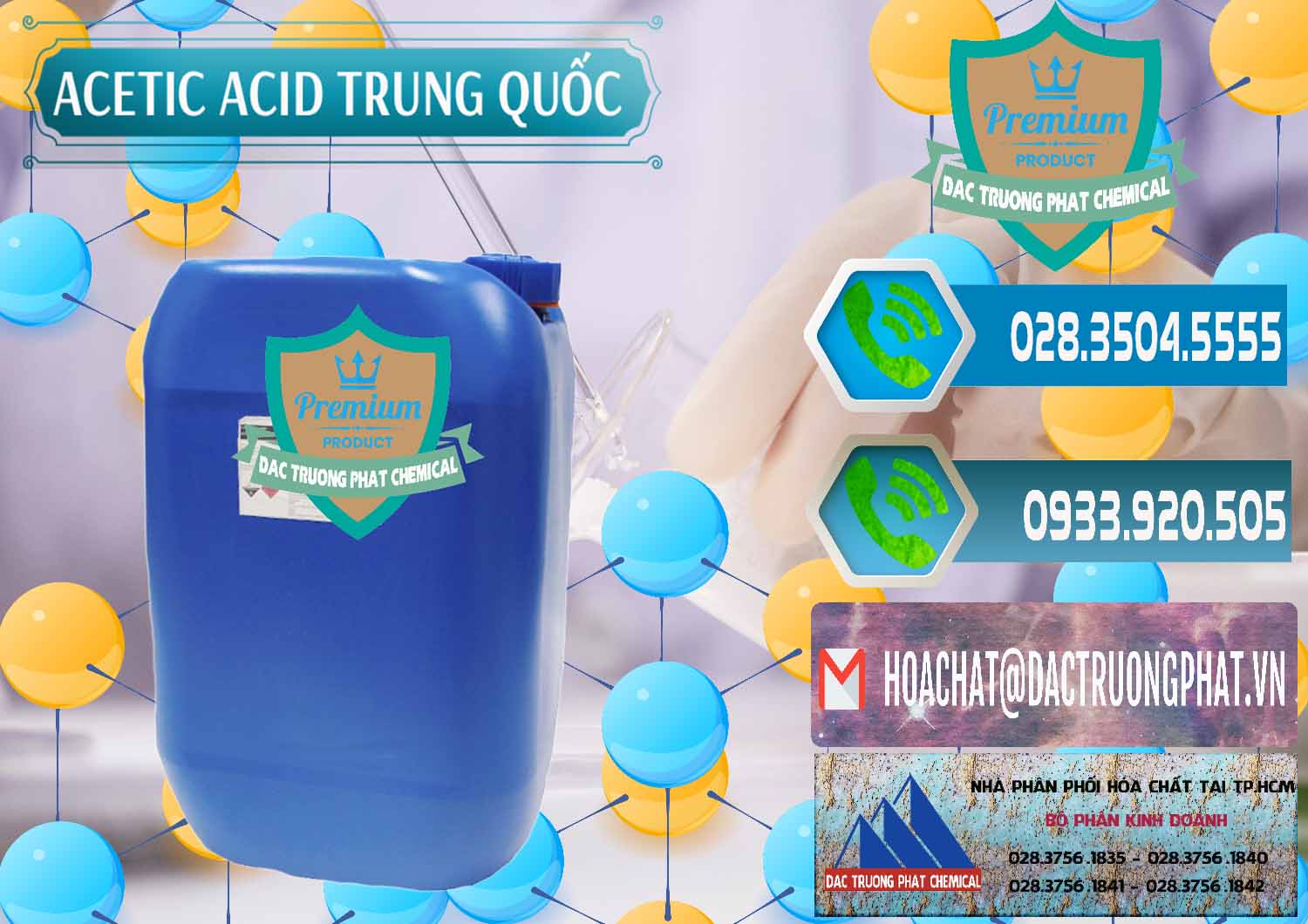 Công ty chuyên bán & phân phối Acetic Acid – Axit Acetic Trung Quốc China - 0358 - Cty cung cấp và phân phối hóa chất tại TP.HCM - congtyhoachat.net
