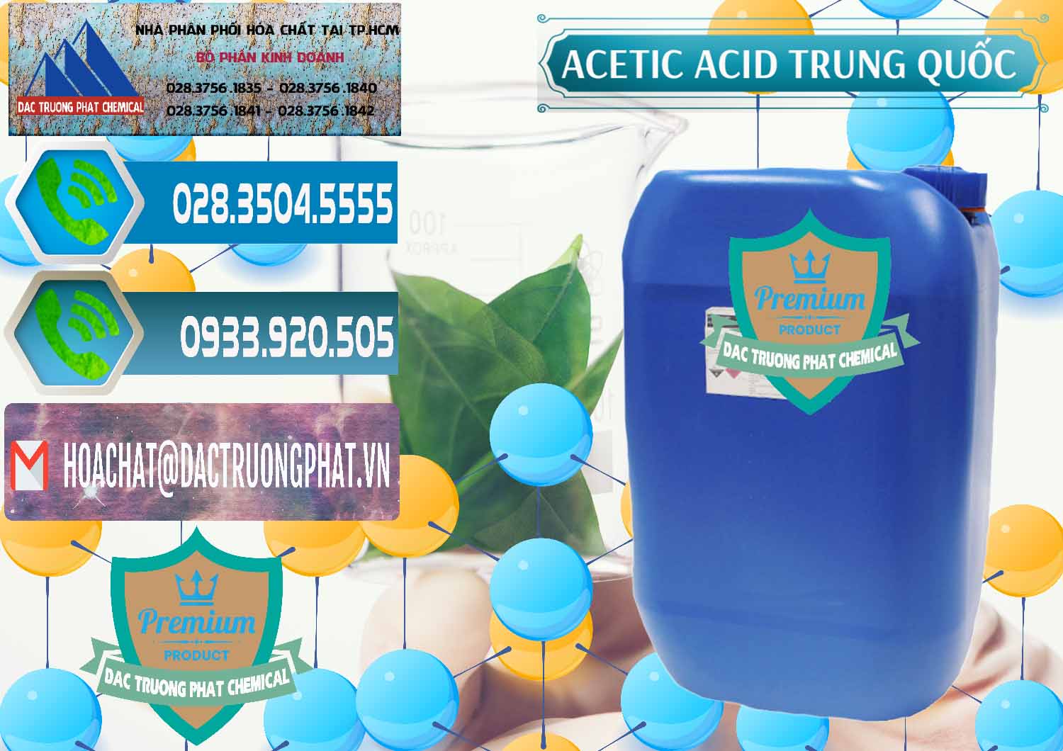 Nơi bán - phân phối Acetic Acid – Axit Acetic Trung Quốc China - 0358 - Đơn vị bán & phân phối hóa chất tại TP.HCM - congtyhoachat.net