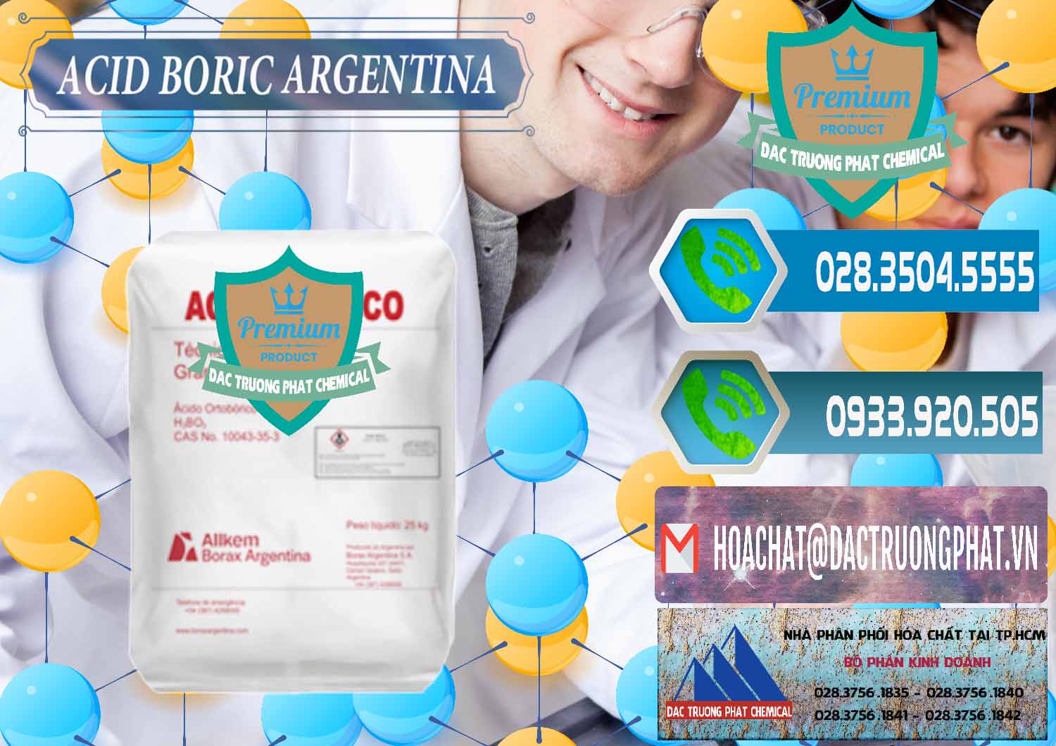 Công ty bán _ cung cấp Acid Boric – Axit Boric H3BO3 99% Allkem Argentina - 0448 - Nhà nhập khẩu ( cung cấp ) hóa chất tại TP.HCM - congtyhoachat.net