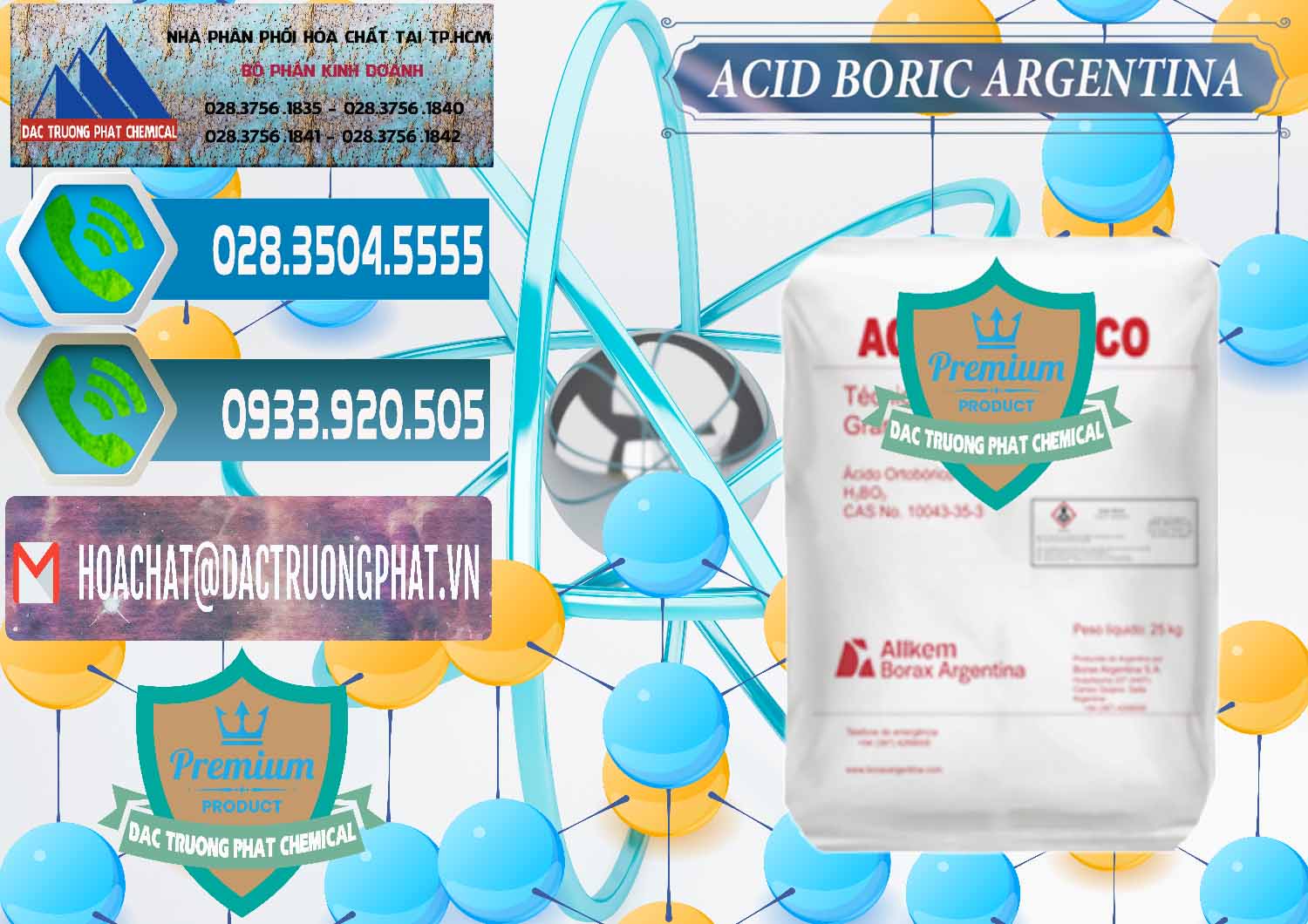 Công ty bán ( phân phối ) Acid Boric – Axit Boric H3BO3 99% Allkem Argentina - 0448 - Công ty cung cấp ( bán ) hóa chất tại TP.HCM - congtyhoachat.net