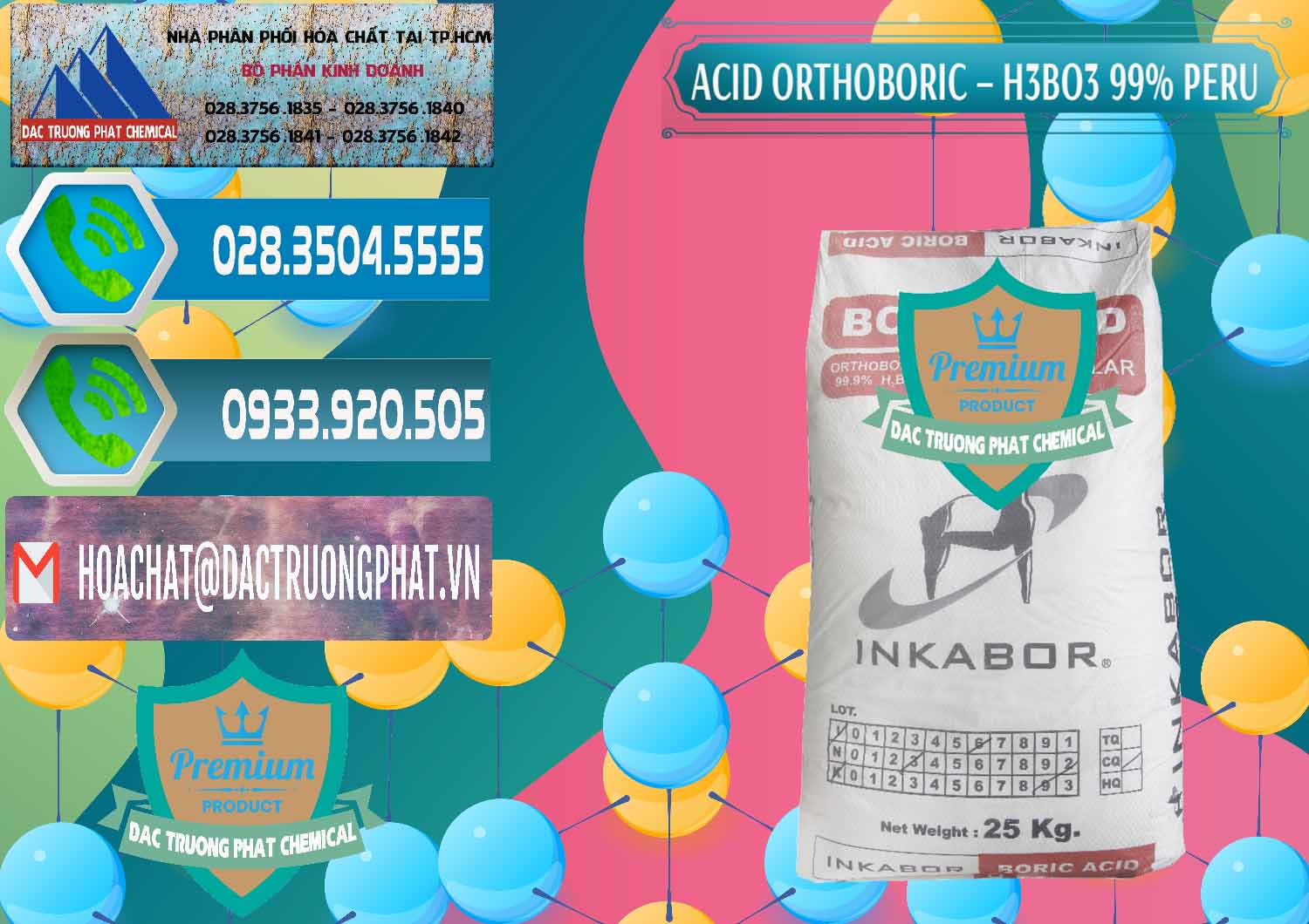 Chuyên bán _ cung ứng Acid Boric – Axit Boric H3BO3 99% Inkabor Peru - 0280 - Công ty phân phối & nhập khẩu hóa chất tại TP.HCM - congtyhoachat.net