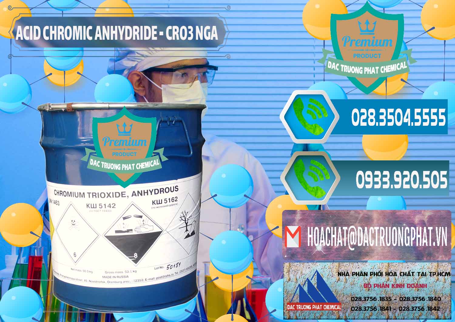 Cty chuyên phân phối _ bán Acid Chromic Anhydride - Cromic CRO3 Nga Russia - 0006 - Công ty cung cấp - nhập khẩu hóa chất tại TP.HCM - congtyhoachat.net