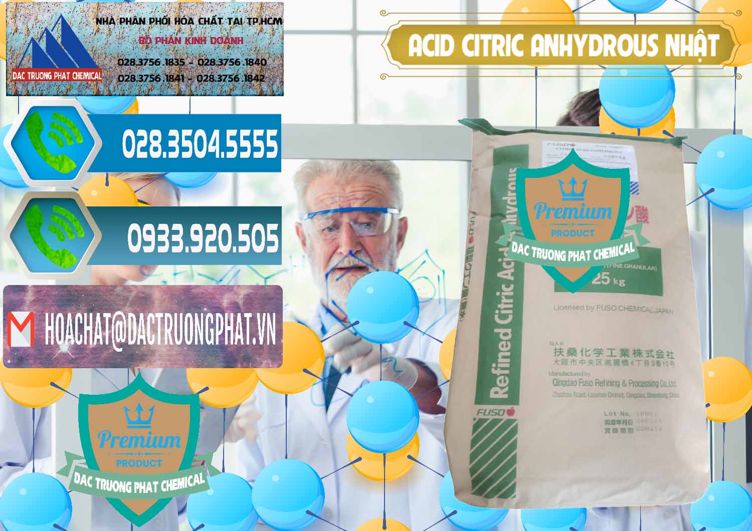 Cty cung ứng _ bán Acid Citric - Axit Citric Anhydrous FUSO Nhật Japan - 0439 - Nơi chuyên kinh doanh và phân phối hóa chất tại TP.HCM - congtyhoachat.net