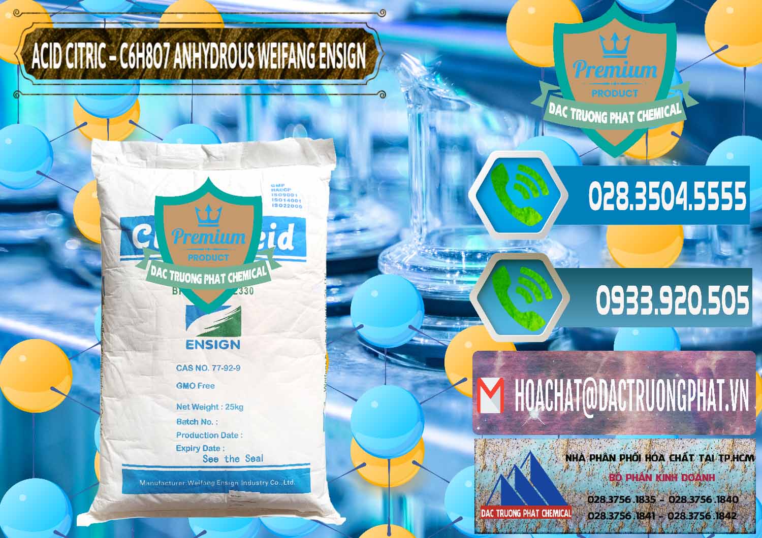 Công ty chuyên cung cấp - bán Acid Citric - Axit Citric Khan Anhydrous Weifang Trung Quốc China - 0008 - Nơi bán _ cung cấp hóa chất tại TP.HCM - congtyhoachat.net