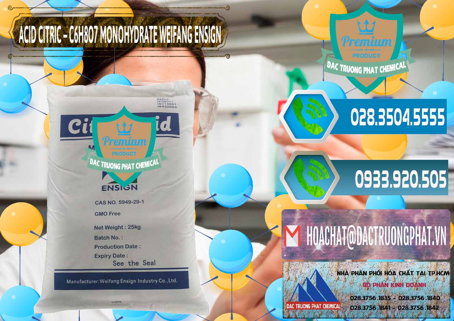 Đơn vị chuyên bán và cung cấp Acid Citric - Axit Citric Monohydrate Weifang Trung Quốc China - 0009 - Đơn vị chuyên cung cấp ( nhập khẩu ) hóa chất tại TP.HCM - congtyhoachat.net