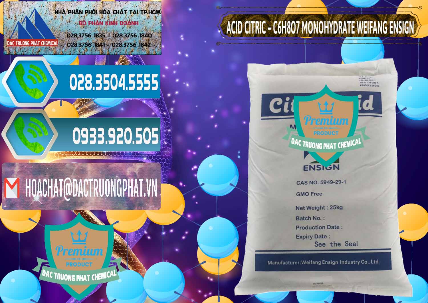 Nơi chuyên phân phối và bán Acid Citric - Axit Citric Monohydrate Weifang Trung Quốc China - 0009 - Phân phối và cung cấp hóa chất tại TP.HCM - congtyhoachat.net