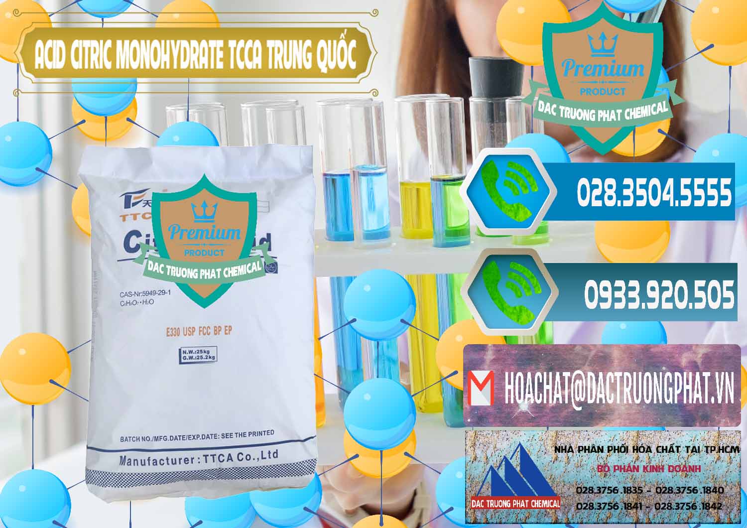 Cty chuyên bán & cung ứng Acid Citric - Axit Citric Monohydrate TCCA Trung Quốc China - 0441 - Chuyên cung cấp _ bán hóa chất tại TP.HCM - congtyhoachat.net