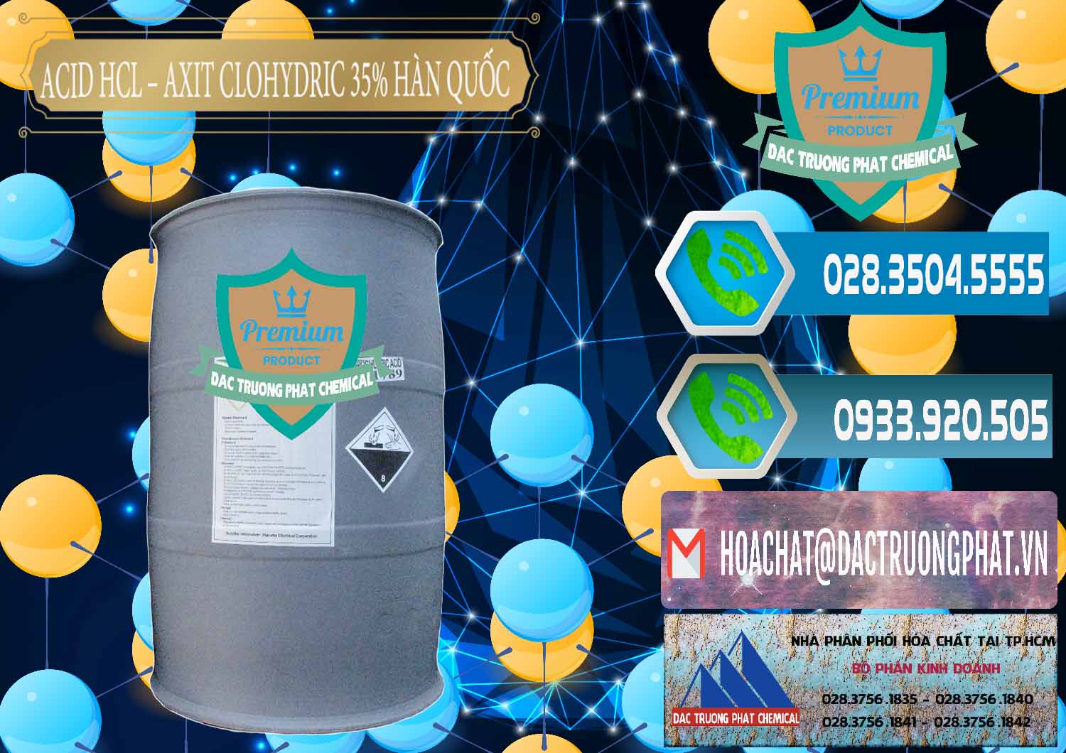 Nơi kinh doanh & bán Acid HCL - Axit Cohidric 35% Hàn Quốc Korea - 0011 - Cty phân phối - cung cấp hóa chất tại TP.HCM - congtyhoachat.net