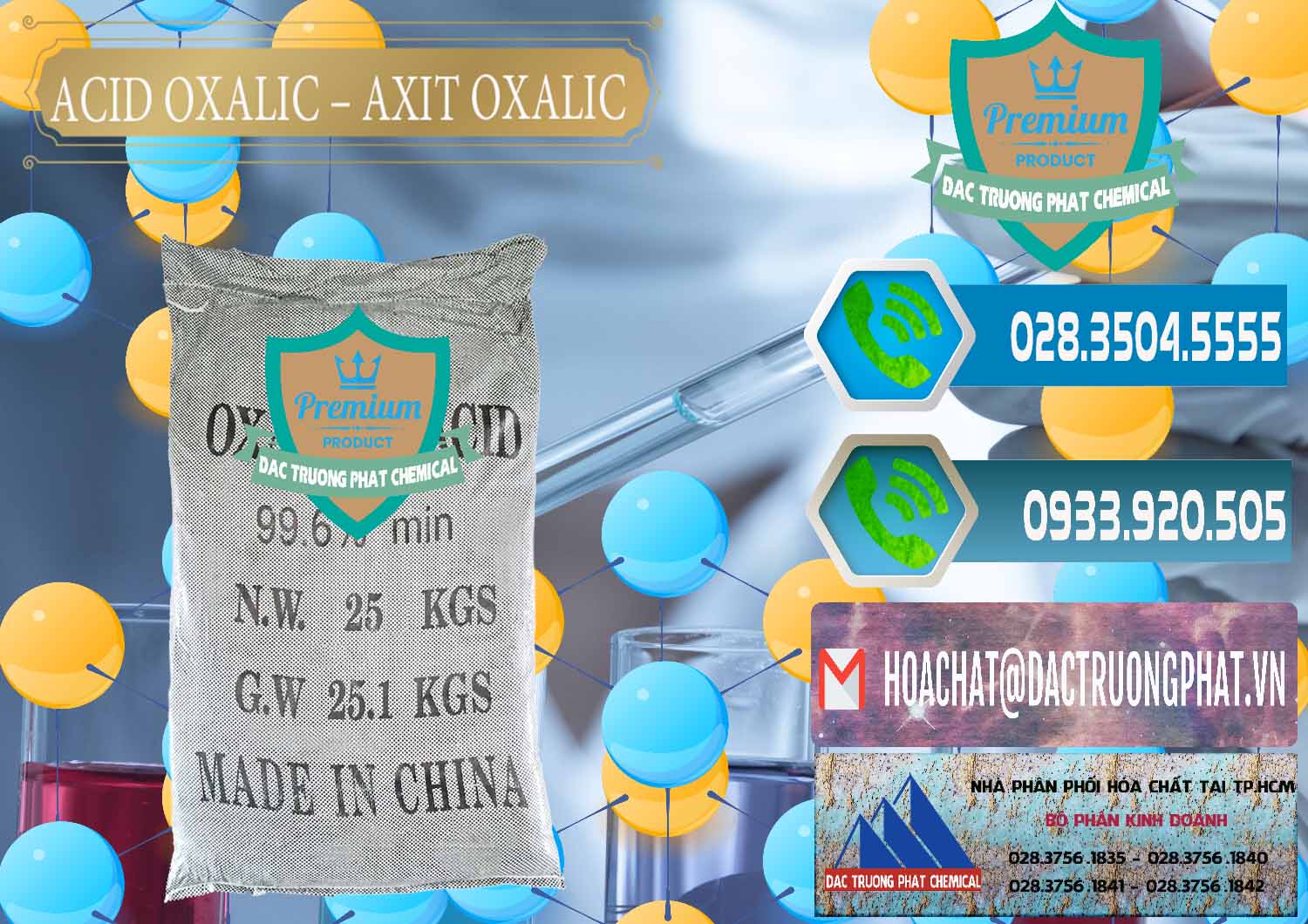 Công ty chuyên bán - cung ứng Acid Oxalic – Axit Oxalic 99.6% Trung Quốc China - 0014 - Nhà cung cấp & bán hóa chất tại TP.HCM - congtyhoachat.net