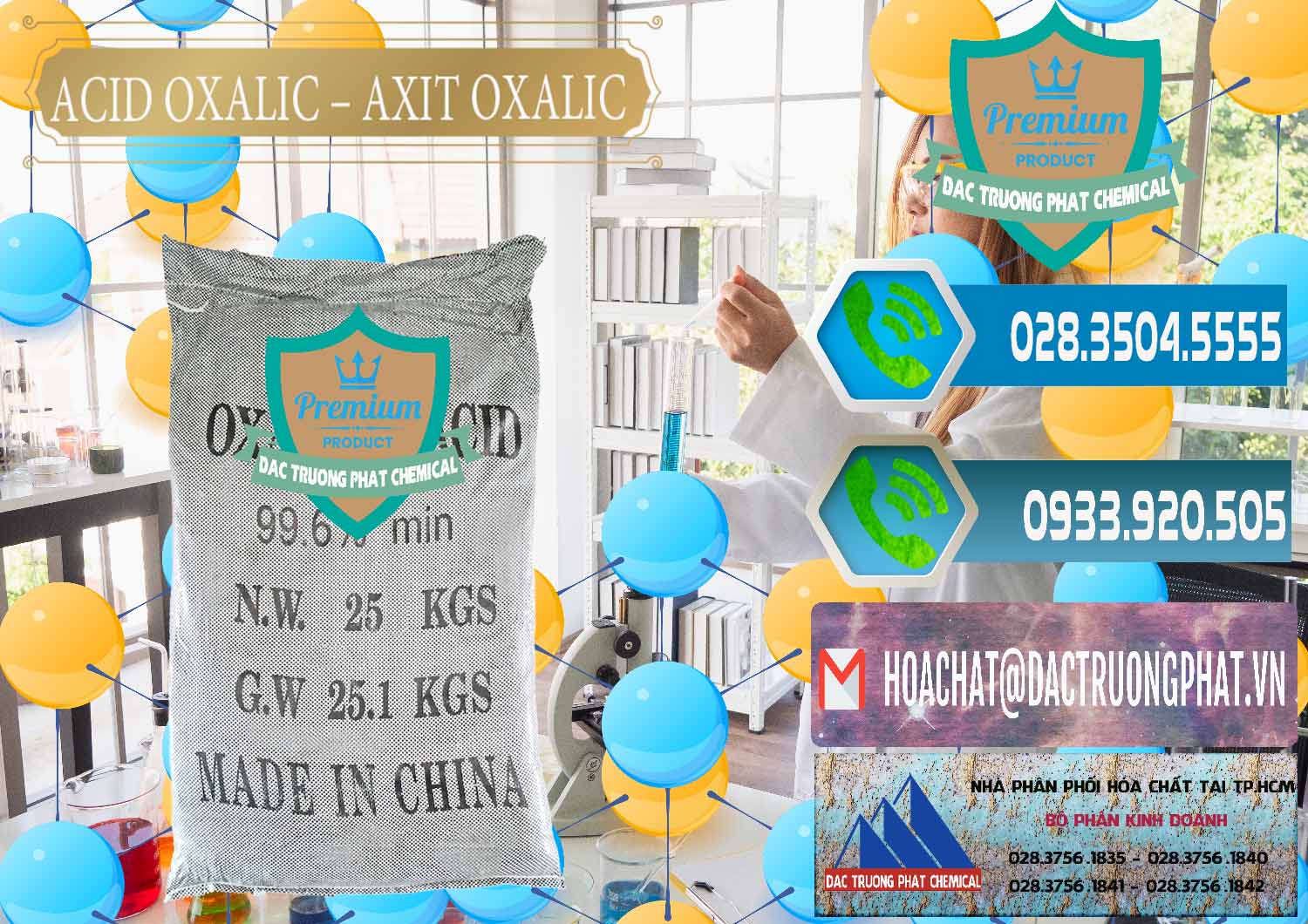 Nơi chuyên cung cấp _ bán Acid Oxalic – Axit Oxalic 99.6% Trung Quốc China - 0014 - Đơn vị cung cấp và bán hóa chất tại TP.HCM - congtyhoachat.net