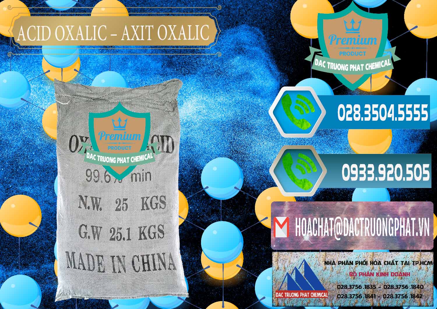 Nơi chuyên cung cấp - bán Acid Oxalic – Axit Oxalic 99.6% Trung Quốc China - 0014 - Công ty chuyên phân phối _ nhập khẩu hóa chất tại TP.HCM - congtyhoachat.net