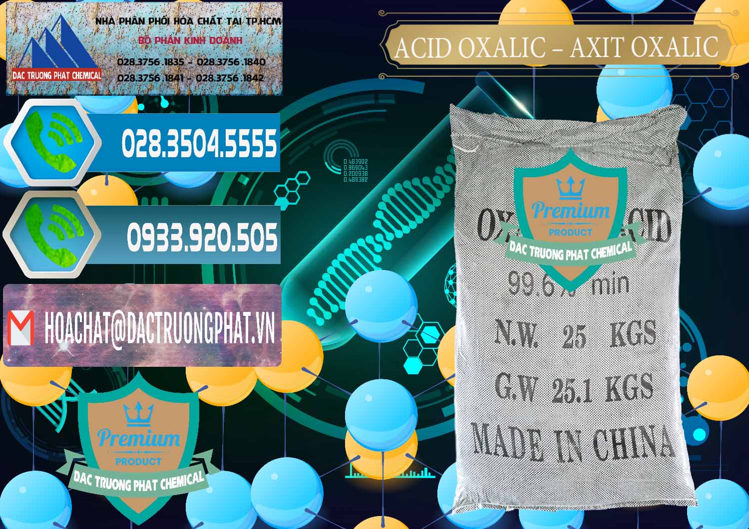 Cty bán và cung cấp Acid Oxalic – Axit Oxalic 99.6% Trung Quốc China - 0014 - Công ty chuyên cung cấp & nhập khẩu hóa chất tại TP.HCM - congtyhoachat.net