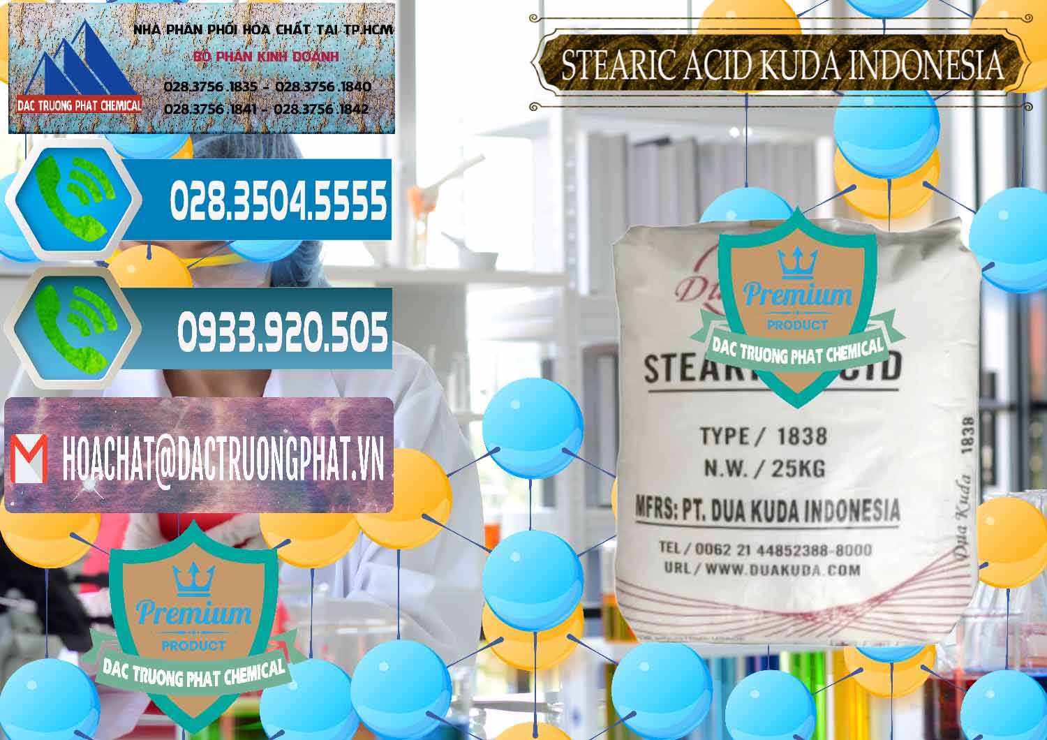 Công ty cung ứng & bán Axit Stearic - Stearic Acid Dua Kuda Indonesia - 0388 - Công ty bán và cung cấp hóa chất tại TP.HCM - congtyhoachat.net