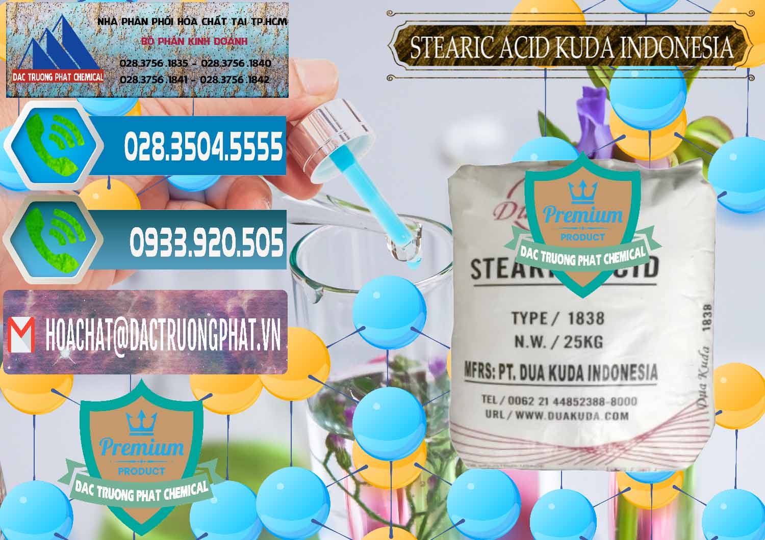 Đơn vị cung ứng và bán Axit Stearic - Stearic Acid Dua Kuda Indonesia - 0388 - Đơn vị chuyên bán & cung cấp hóa chất tại TP.HCM - congtyhoachat.net