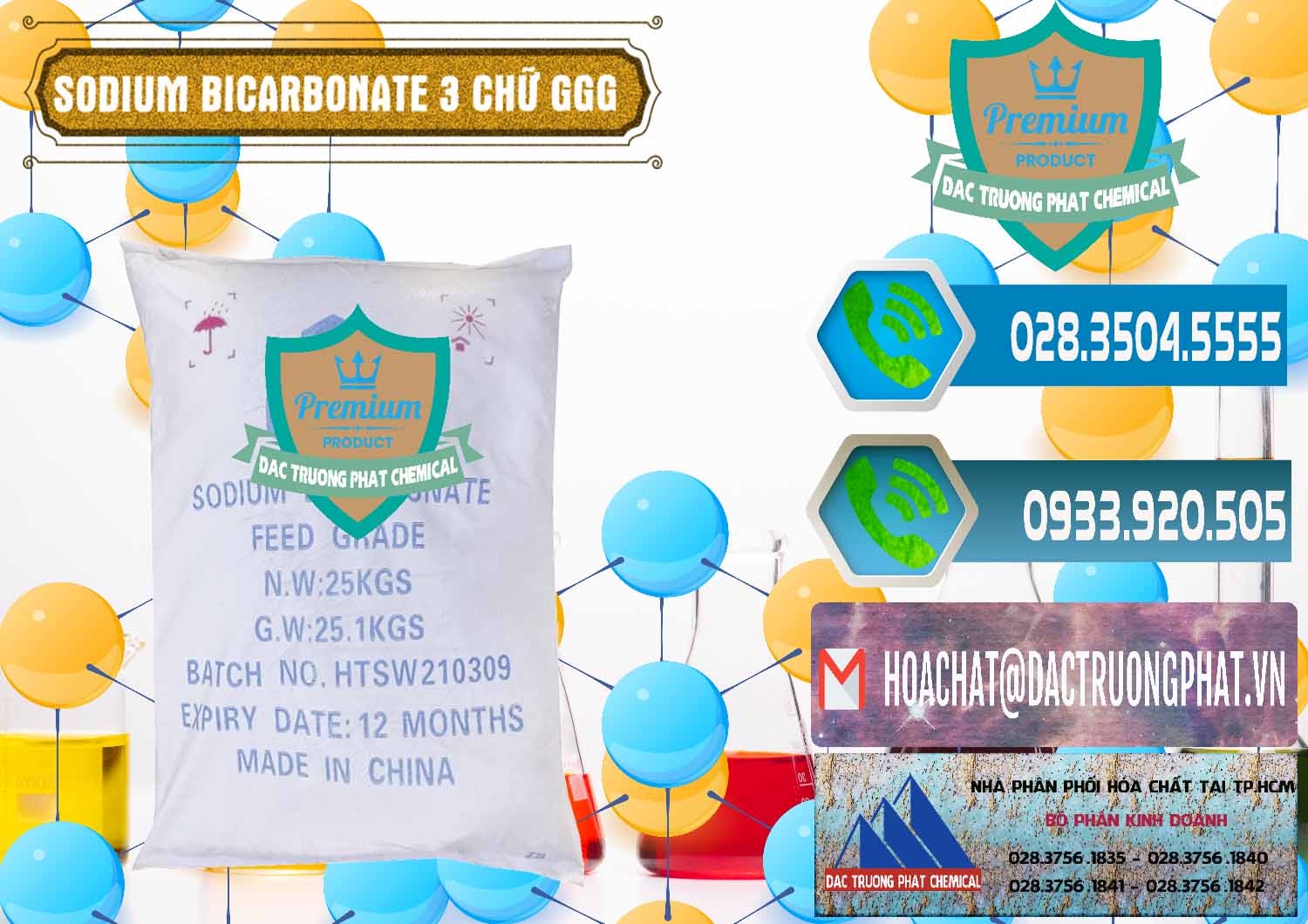 Đơn vị chuyên cung cấp ( bán ) Sodium Bicarbonate – Bicar NaHCO3 Food Grade 3 Chữ GGG Trung Quốc China - 0259 - Đơn vị nhập khẩu _ cung cấp hóa chất tại TP.HCM - congtyhoachat.net