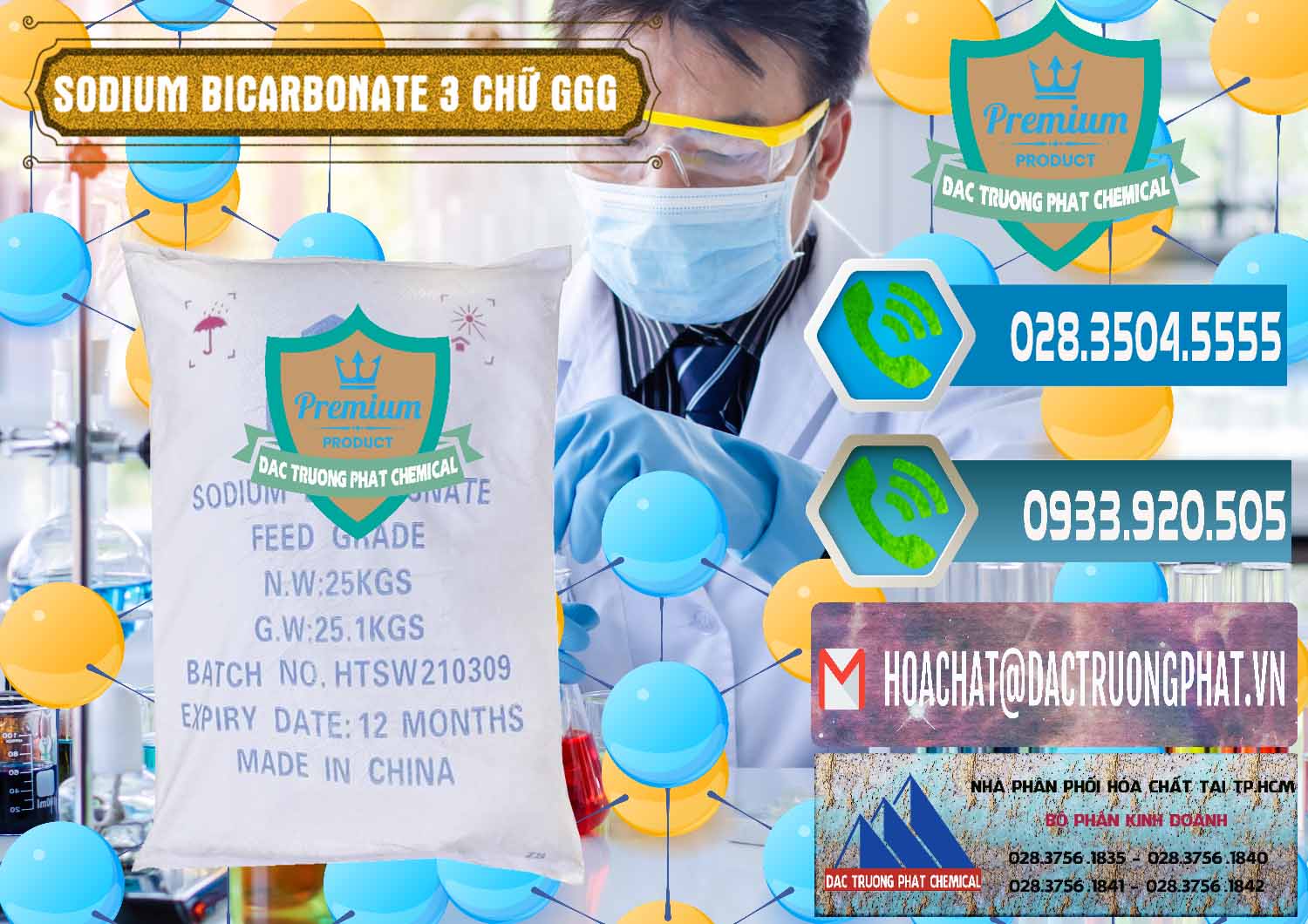 Chuyên kinh doanh ( bán ) Sodium Bicarbonate – Bicar NaHCO3 Food Grade 3 Chữ GGG Trung Quốc China - 0259 - Cty phân phối và cung cấp hóa chất tại TP.HCM - congtyhoachat.net