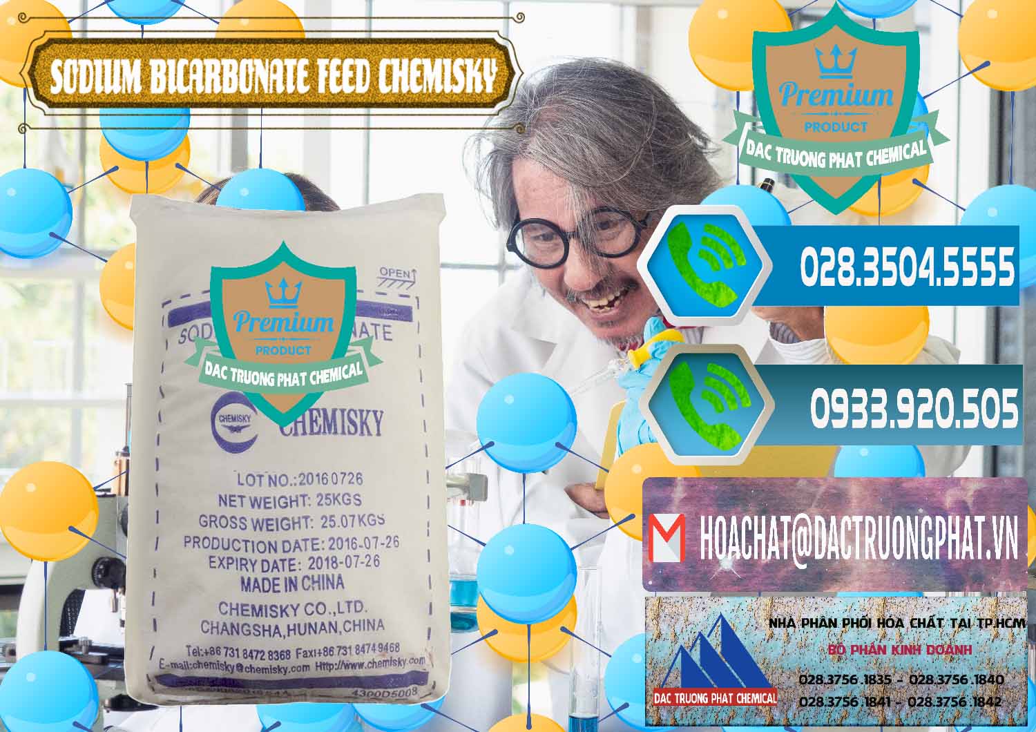 Công ty bán - cung cấp Sodium Bicarbonate – Bicar NaHCO3 Feed Grade Chemisky Trung Quốc China - 0264 - Chuyên phân phối ( cung ứng ) hóa chất tại TP.HCM - congtyhoachat.net