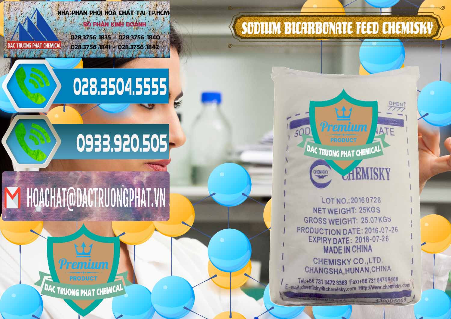 Công ty chuyên bán - cung ứng Sodium Bicarbonate – Bicar NaHCO3 Feed Grade Chemisky Trung Quốc China - 0264 - Đơn vị chuyên phân phối ( nhập khẩu ) hóa chất tại TP.HCM - congtyhoachat.net