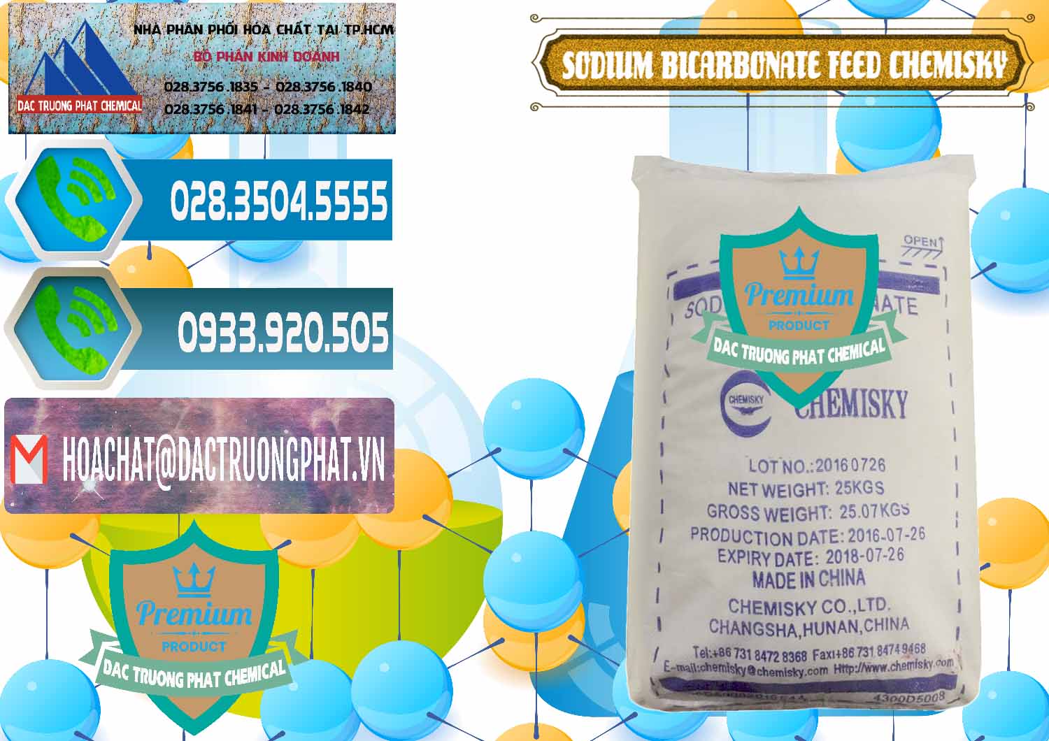 Đơn vị cung ứng - bán Sodium Bicarbonate – Bicar NaHCO3 Feed Grade Chemisky Trung Quốc China - 0264 - Chuyên bán - cung cấp hóa chất tại TP.HCM - congtyhoachat.net