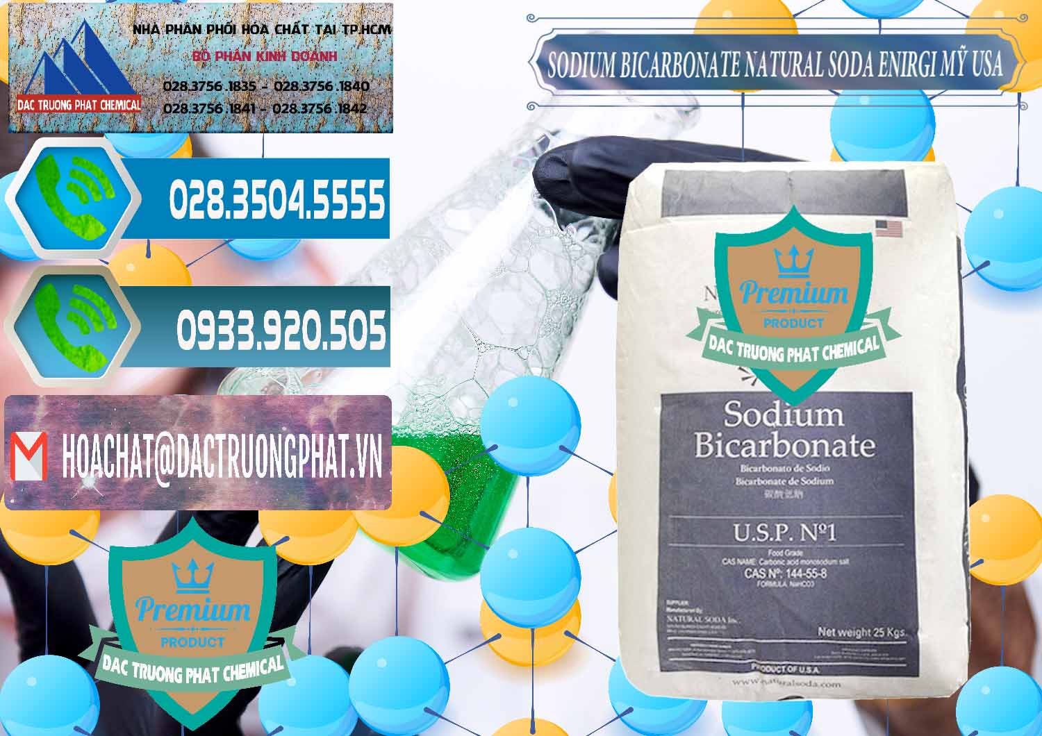 Nhập khẩu ( bán ) Sodium Bicarbonate – Bicar NaHCO3 Food Grade Natural Soda Enirgi Mỹ USA - 0257 - Chuyên bán và cung cấp hóa chất tại TP.HCM - congtyhoachat.net