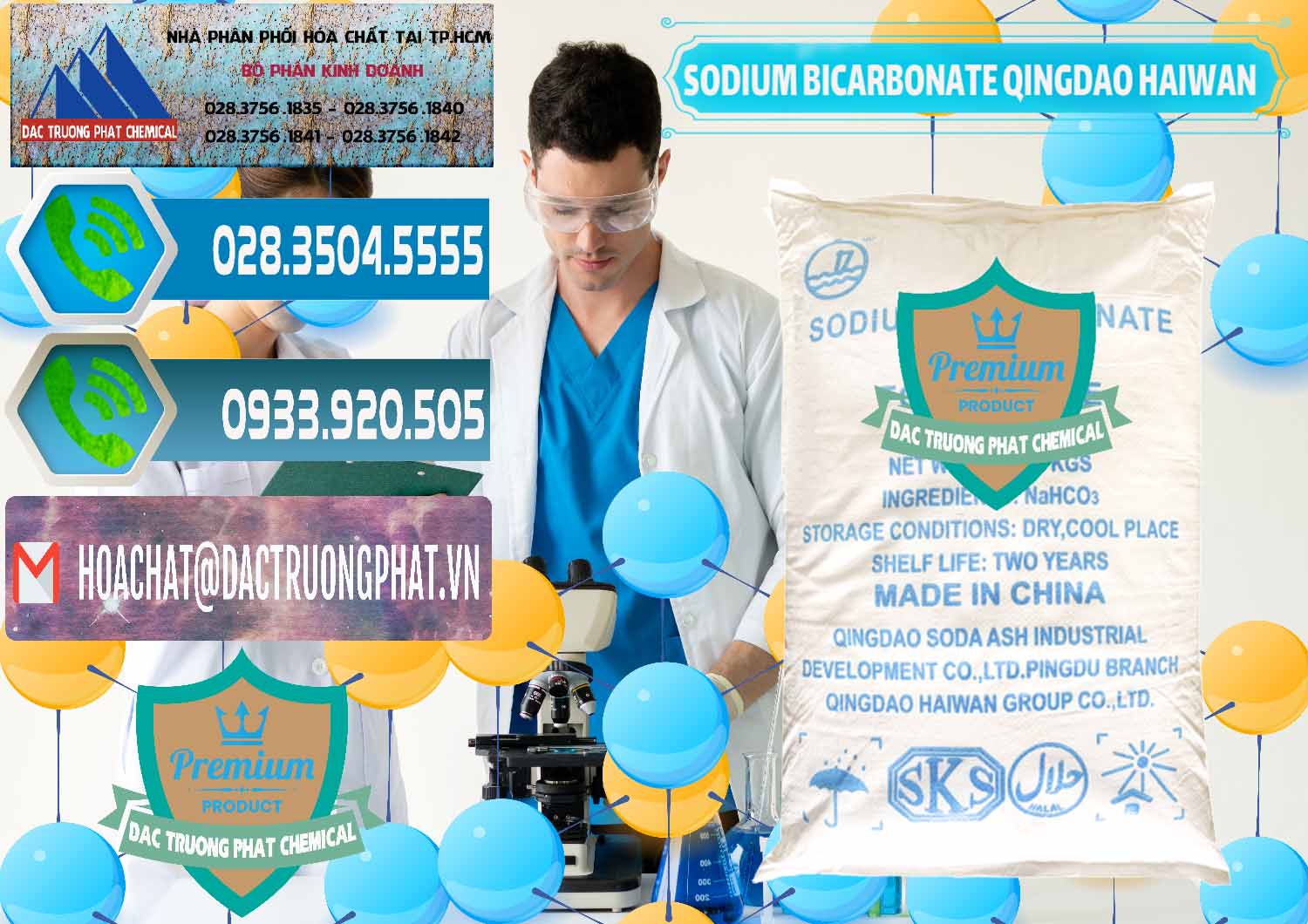 Nơi chuyên kinh doanh - bán Sodium Bicarbonate – Bicar NaHCO3 Food Grade Qingdao Haiwan Trung Quốc China - 0258 - Đơn vị phân phối - cung cấp hóa chất tại TP.HCM - congtyhoachat.net