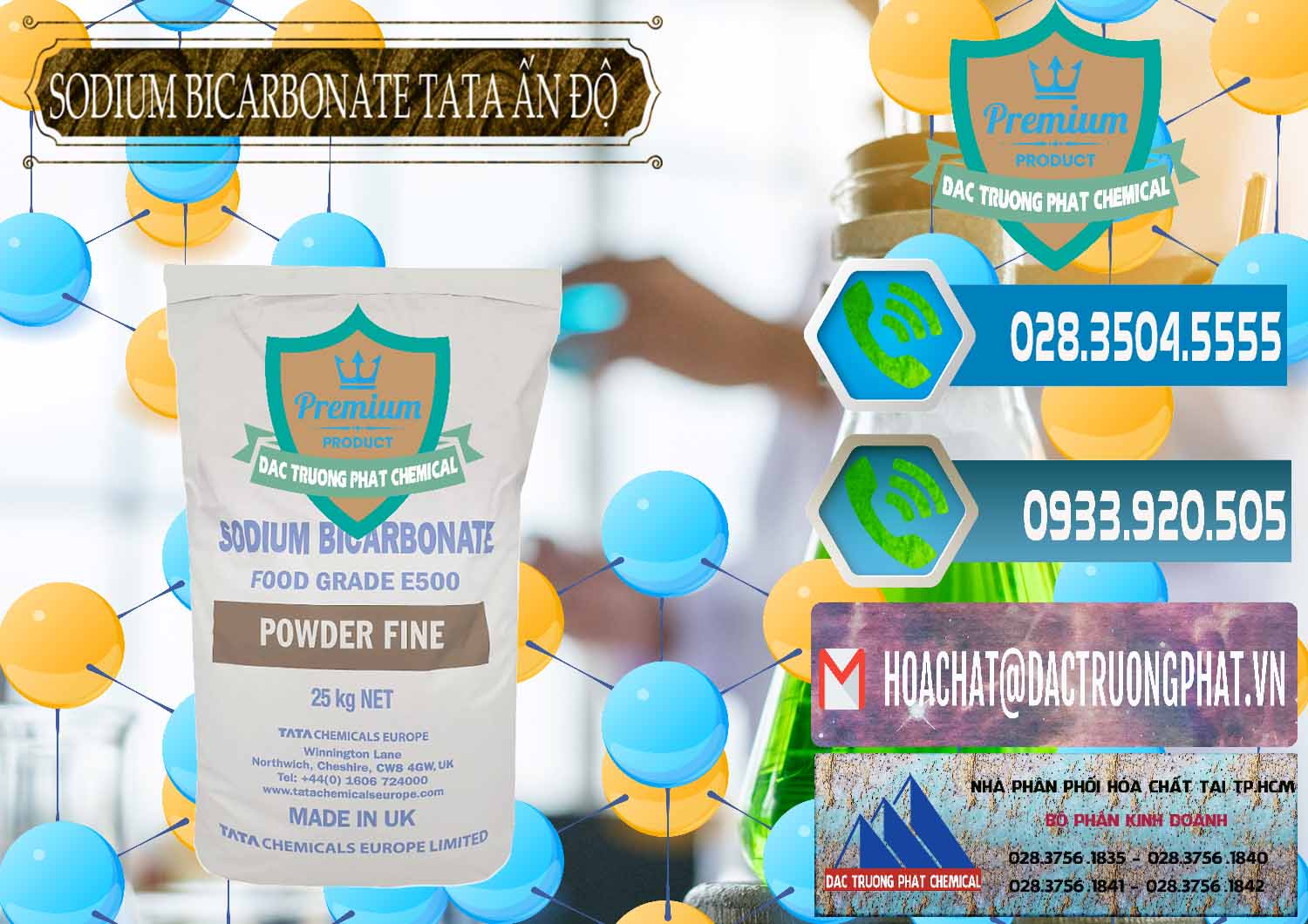Chuyên nhập khẩu _ bán Sodium Bicarbonate – Bicar NaHCO3 E500 Thực Phẩm Food Grade Tata Ấn Độ India - 0261 - Chuyên phân phối và cung cấp hóa chất tại TP.HCM - congtyhoachat.net