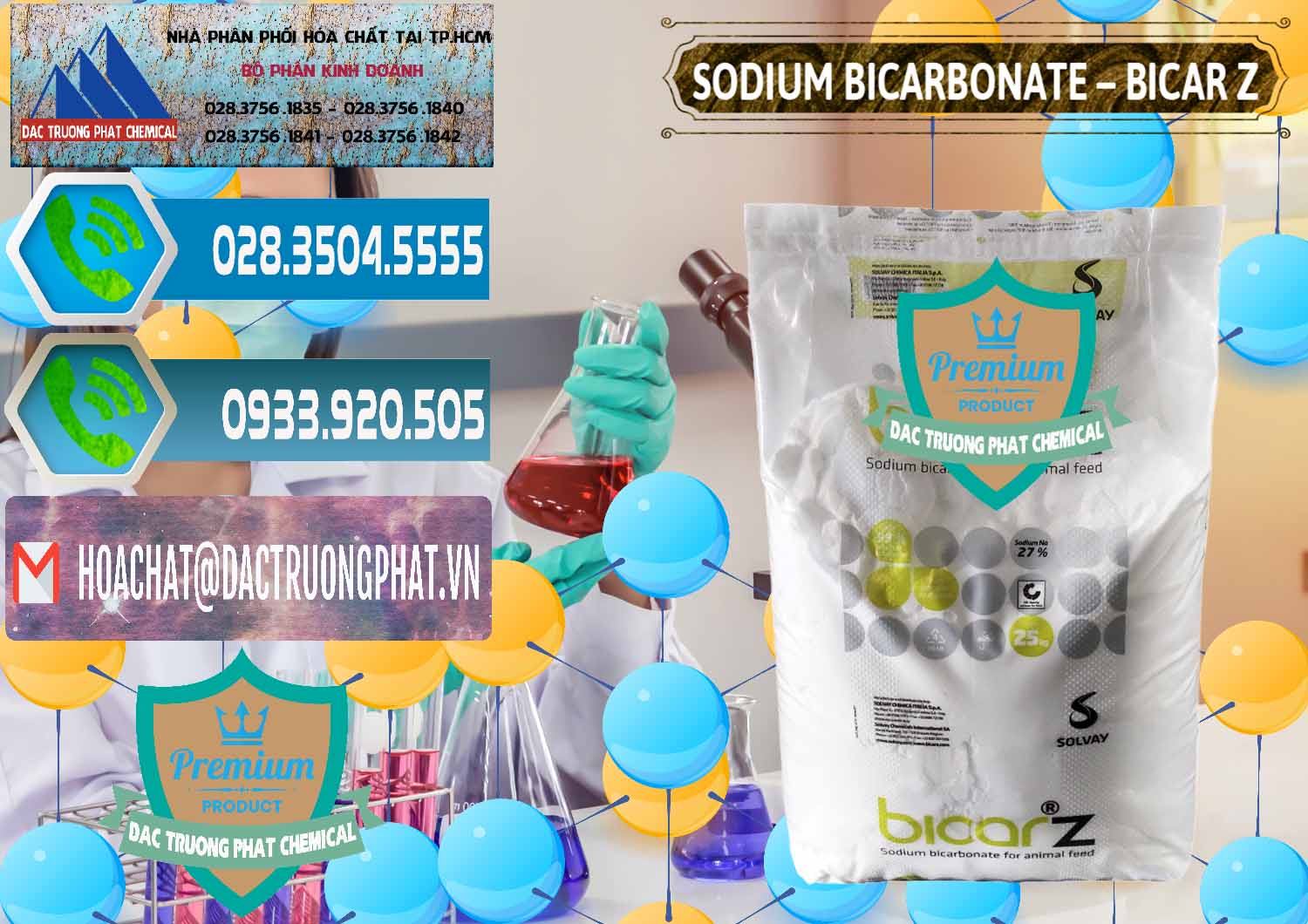 Đơn vị chuyên kinh doanh - bán Sodium Bicarbonate – NaHCO3 Bicar Z Ý Italy Solvay - 0139 - Đơn vị phân phối và bán hóa chất tại TP.HCM - congtyhoachat.net