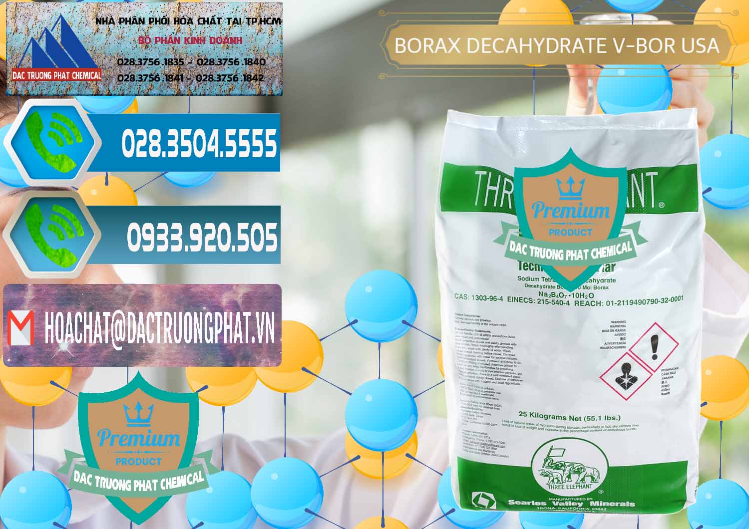 Chuyên cung ứng và bán Borax Decahydrate NA2B4O7.10H2O Mỹ V-Bor Usa - 0032 - Cung cấp _ nhập khẩu hóa chất tại TP.HCM - congtyhoachat.net