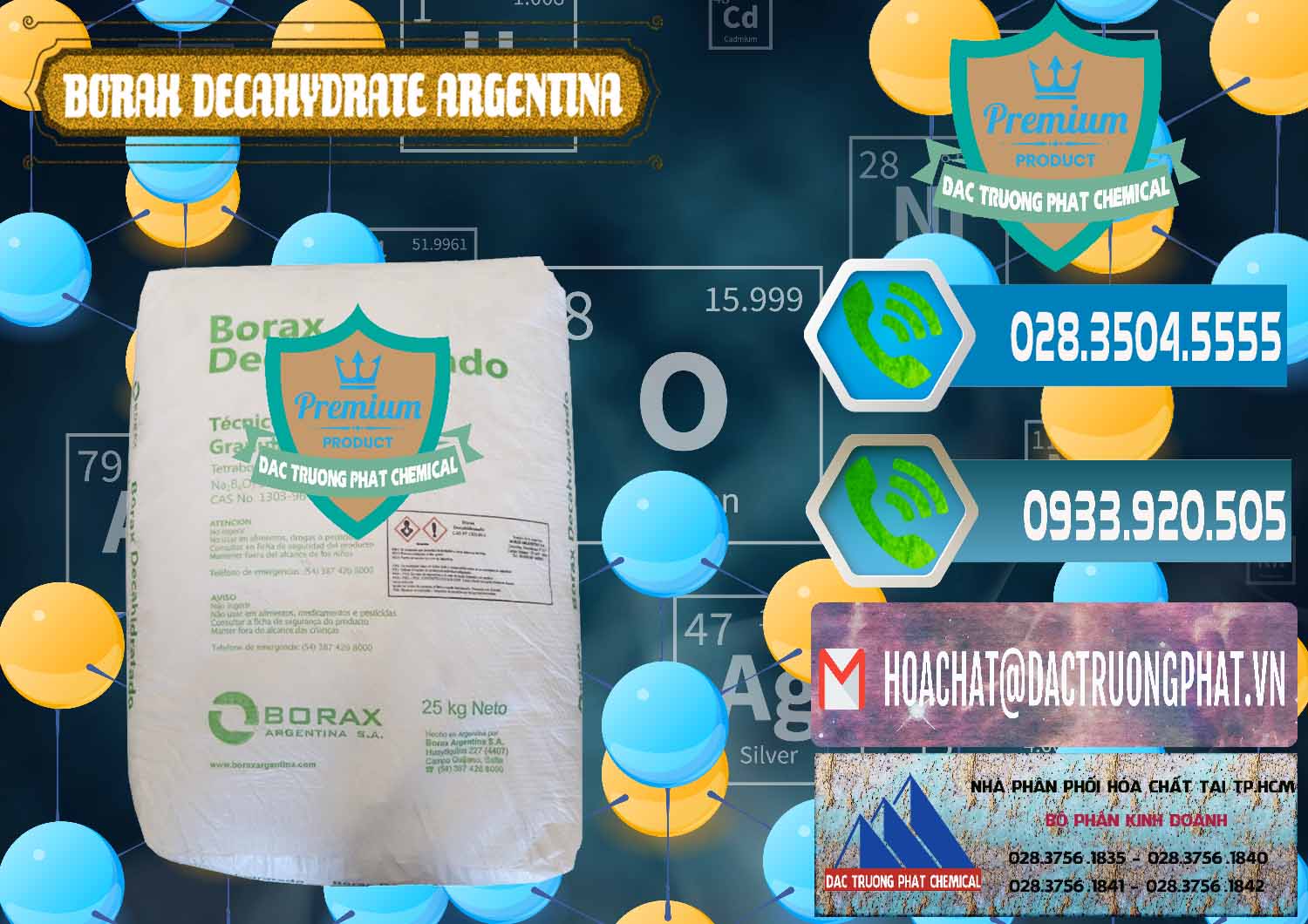 Cty chuyên bán & phân phối Borax Decahydrate Argentina - 0446 - Bán ( phân phối ) hóa chất tại TP.HCM - congtyhoachat.net