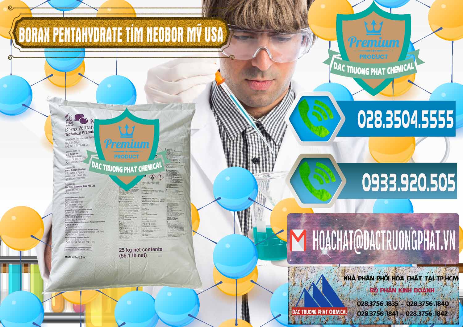 Đơn vị chuyên cung ứng _ bán Borax Pentahydrate Bao Tím Neobor TG Mỹ Usa - 0277 - Nhà phân phối & cung cấp hóa chất tại TP.HCM - congtyhoachat.net