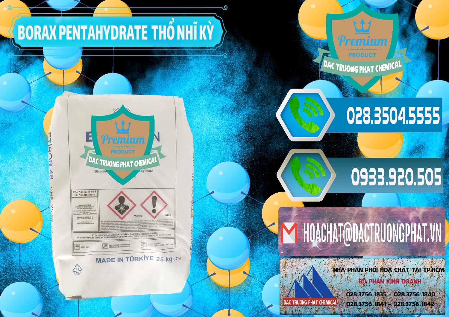 Nơi chuyên cung cấp & bán Borax Pentahydrate Thổ Nhĩ Kỳ Turkey - 0431 - Nơi chuyên bán và phân phối hóa chất tại TP.HCM - congtyhoachat.net