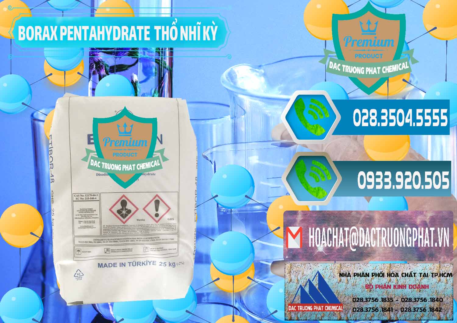 Công ty nhập khẩu _ bán Borax Pentahydrate Thổ Nhĩ Kỳ Turkey - 0431 - Nơi phân phối ( cung cấp ) hóa chất tại TP.HCM - congtyhoachat.net