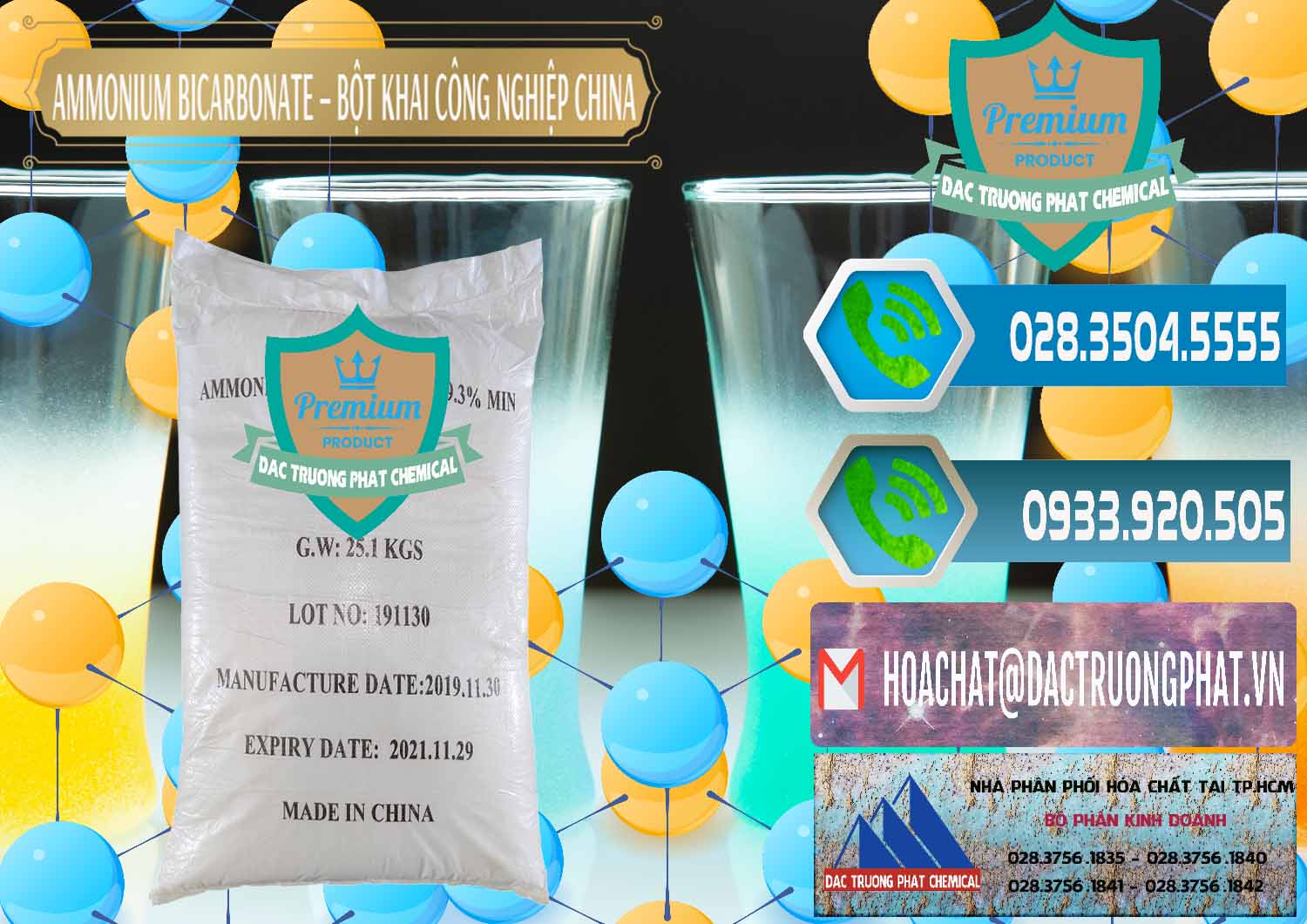 Đơn vị bán và cung cấp Ammonium Bicarbonate – Bột Khai Công Nghiệp Trung Quốc China - 0020 - Công ty cung cấp và bán hóa chất tại TP.HCM - congtyhoachat.net