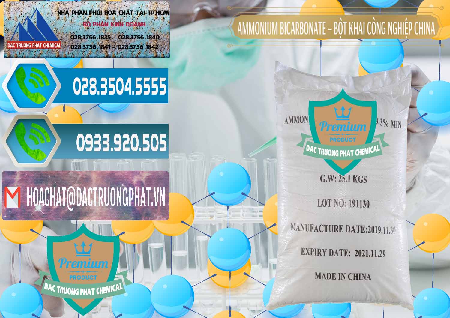 Công ty chuyên bán và cung cấp Ammonium Bicarbonate – Bột Khai Công Nghiệp Trung Quốc China - 0020 - Nơi phân phối và cung cấp hóa chất tại TP.HCM - congtyhoachat.net