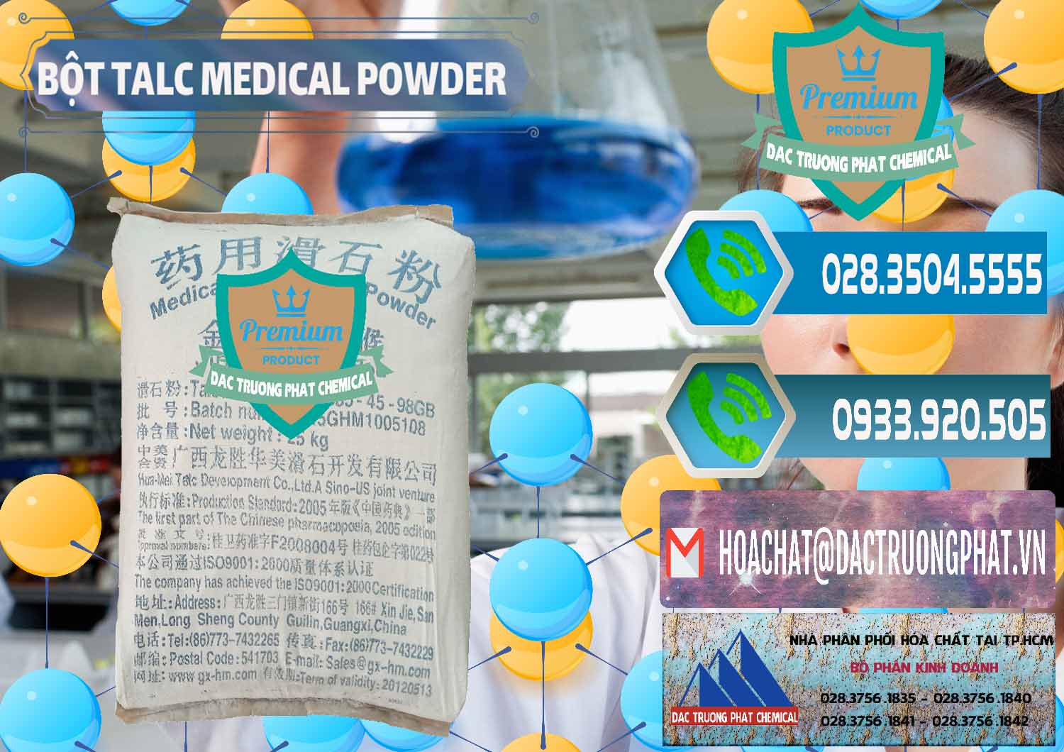 Công ty chuyên cung ứng ( bán ) Bột Talc Medical Powder Trung Quốc China - 0036 - Đơn vị chuyên cung cấp & nhập khẩu hóa chất tại TP.HCM - congtyhoachat.net