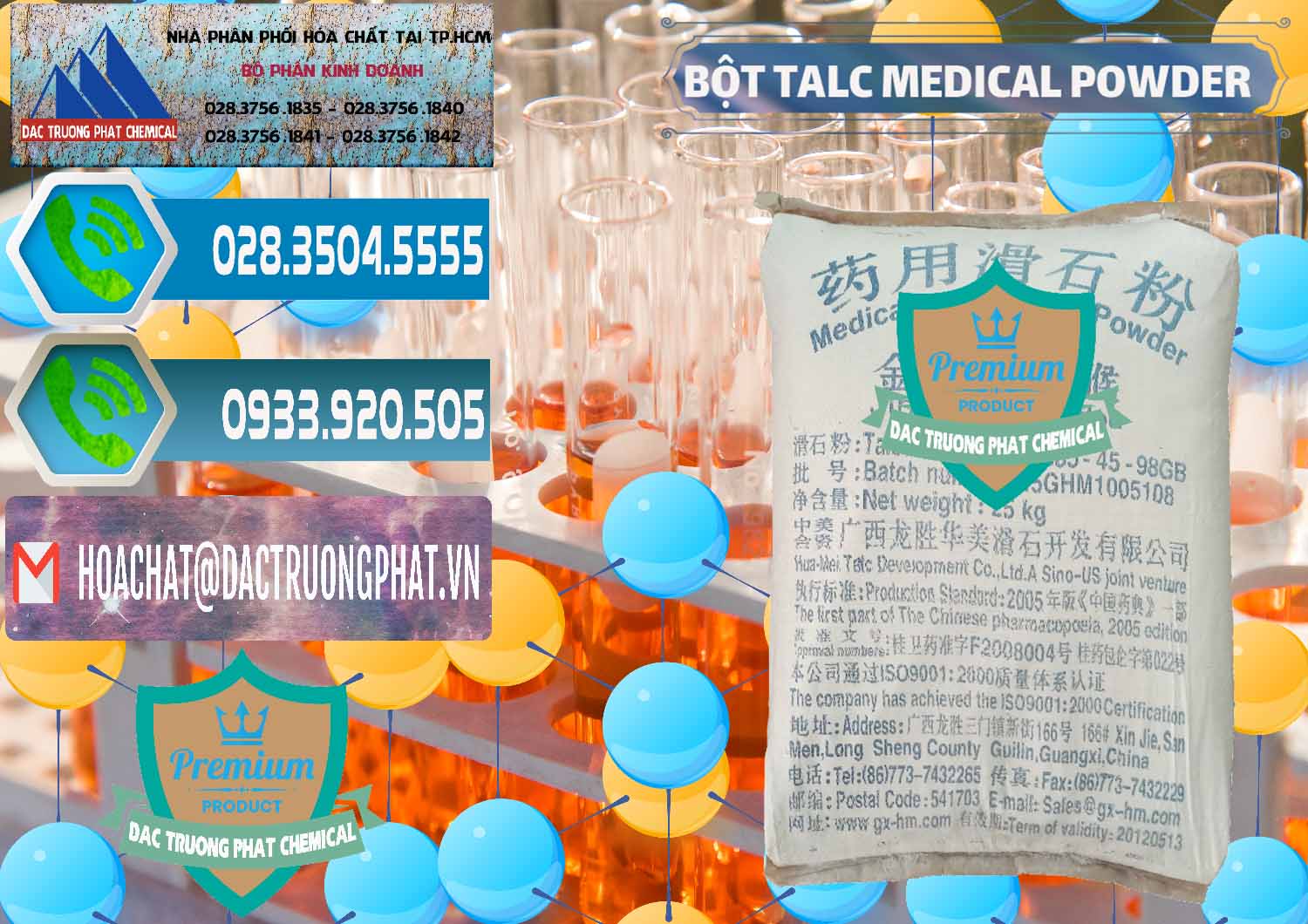Đơn vị chuyên bán ( cung cấp ) Bột Talc Medical Powder Trung Quốc China - 0036 - Cty chuyên bán và cung cấp hóa chất tại TP.HCM - congtyhoachat.net