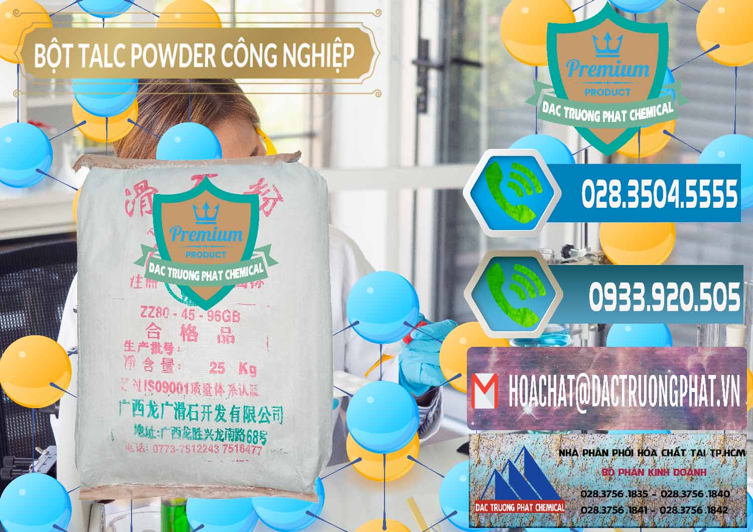 Công ty chuyên cung cấp và bán Bột Talc Powder Công Nghiệp Trung Quốc China - 0037 - Cty chuyên nhập khẩu _ cung cấp hóa chất tại TP.HCM - congtyhoachat.net