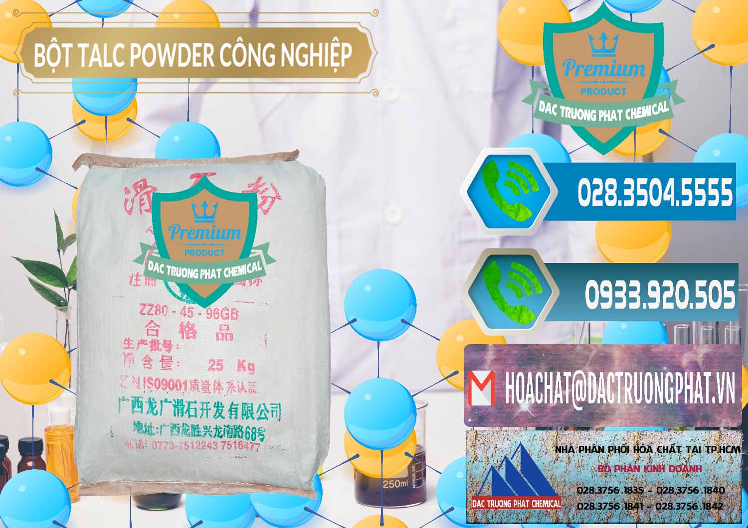 Chuyên cung ứng - bán Bột Talc Powder Công Nghiệp Trung Quốc China - 0037 - Nơi cung cấp _ phân phối hóa chất tại TP.HCM - congtyhoachat.net