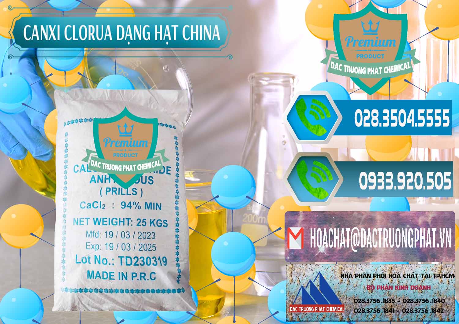 Đơn vị chuyên phân phối và bán CaCl2 – Canxi Clorua 94% Dạng Hạt Trung Quốc China - 0373 - Kinh doanh - cung cấp hóa chất tại TP.HCM - congtyhoachat.net