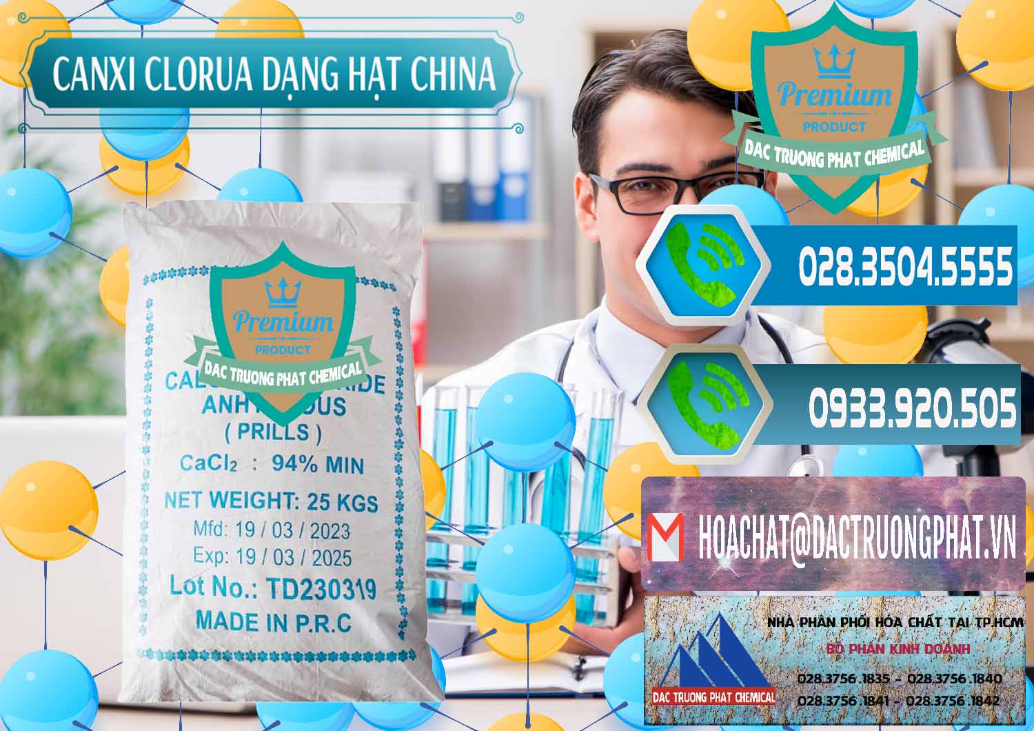 Công ty chuyên bán & cung cấp CaCl2 – Canxi Clorua 94% Dạng Hạt Trung Quốc China - 0373 - Cty bán ( phân phối ) hóa chất tại TP.HCM - congtyhoachat.net