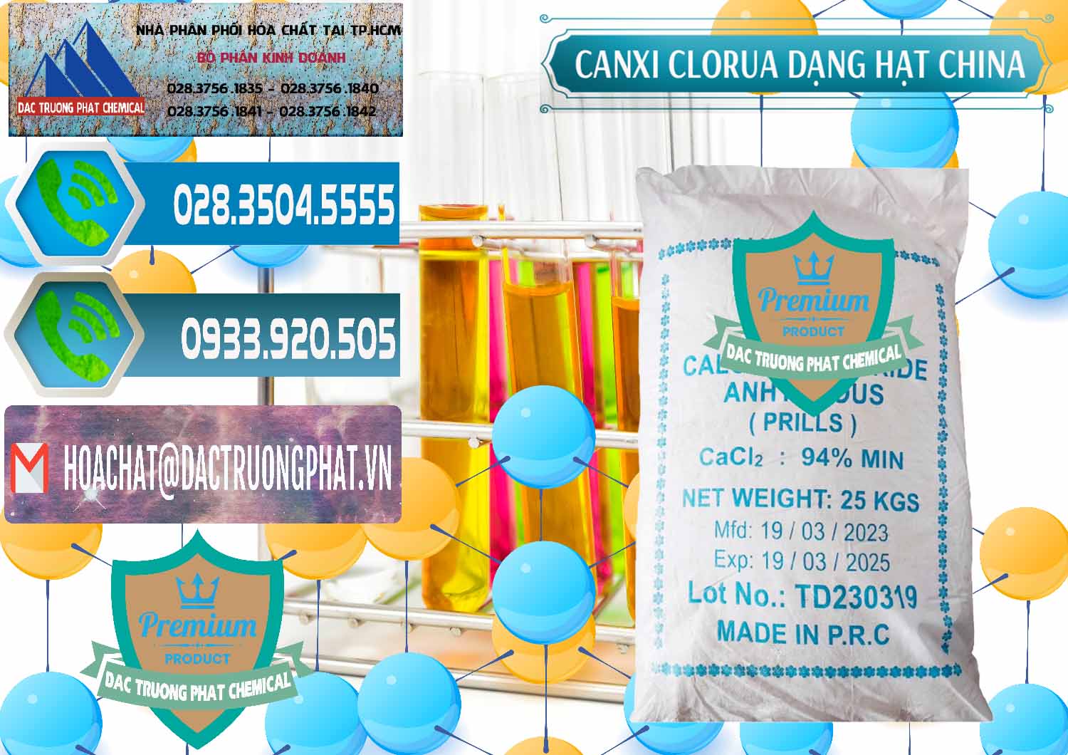 Công ty bán ( phân phối ) CaCl2 – Canxi Clorua 94% Dạng Hạt Trung Quốc China - 0373 - Nơi cung ứng ( phân phối ) hóa chất tại TP.HCM - congtyhoachat.net