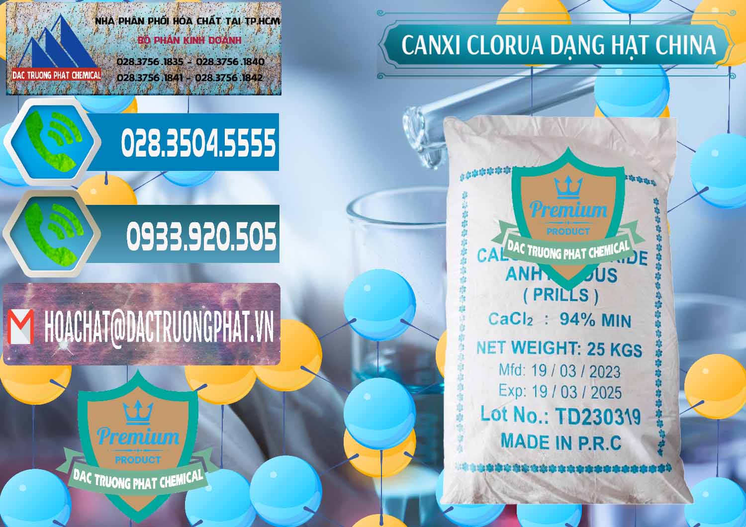Bán và phân phối CaCl2 – Canxi Clorua 94% Dạng Hạt Trung Quốc China - 0373 - Cty cung cấp & nhập khẩu hóa chất tại TP.HCM - congtyhoachat.net