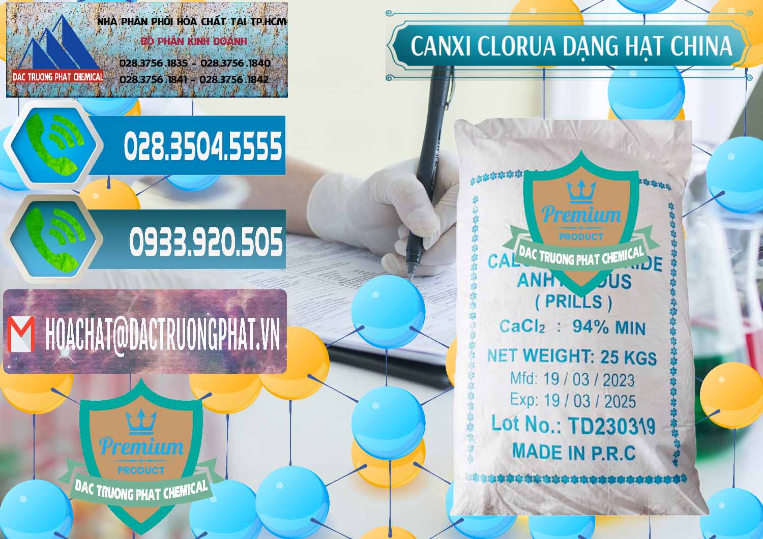 Nơi chuyên cung ứng ( bán ) CaCl2 – Canxi Clorua 94% Dạng Hạt Trung Quốc China - 0373 - Nhà phân phối - cung cấp hóa chất tại TP.HCM - congtyhoachat.net