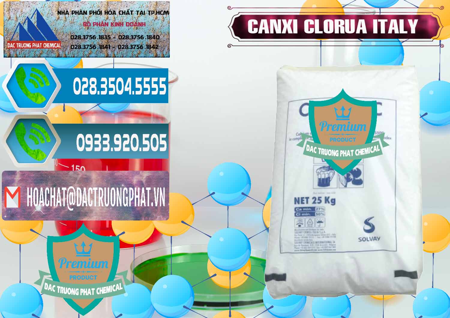 Chuyên phân phối & bán CaCl2 – Canxi Clorua Food Grade Ý Italy - 0435 - Nơi bán ( cung cấp ) hóa chất tại TP.HCM - congtyhoachat.net