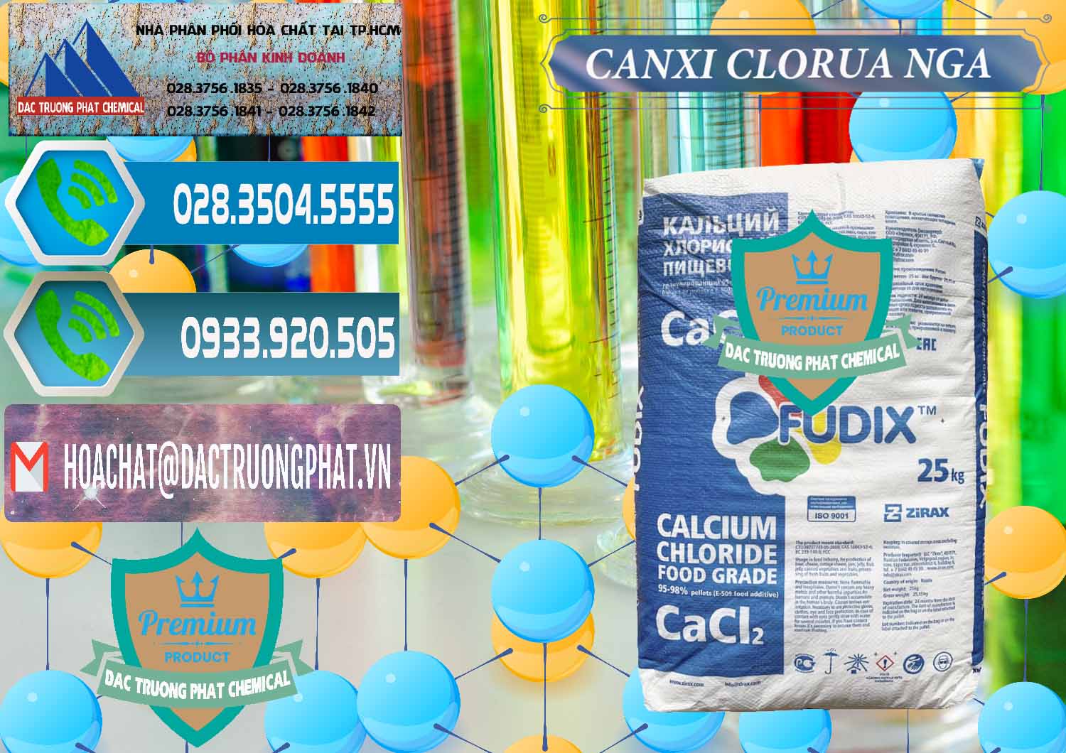 Công ty chuyên bán - cung cấp CaCl2 – Canxi Clorua Nga Russia - 0430 - Cty phân phối và cung cấp hóa chất tại TP.HCM - congtyhoachat.net