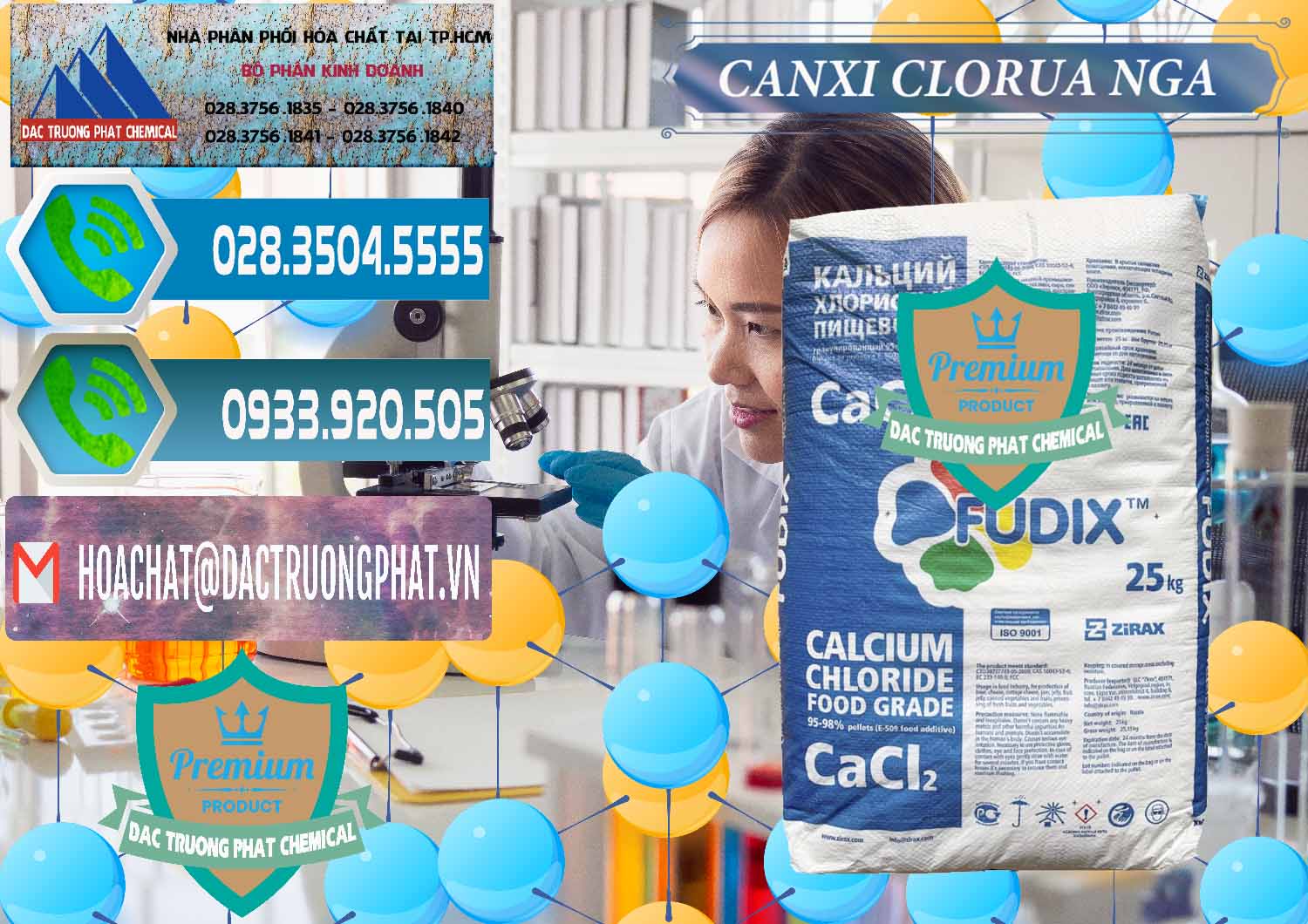 Cty chuyên kinh doanh _ bán CaCl2 – Canxi Clorua Nga Russia - 0430 - Đơn vị cung ứng ( phân phối ) hóa chất tại TP.HCM - congtyhoachat.net
