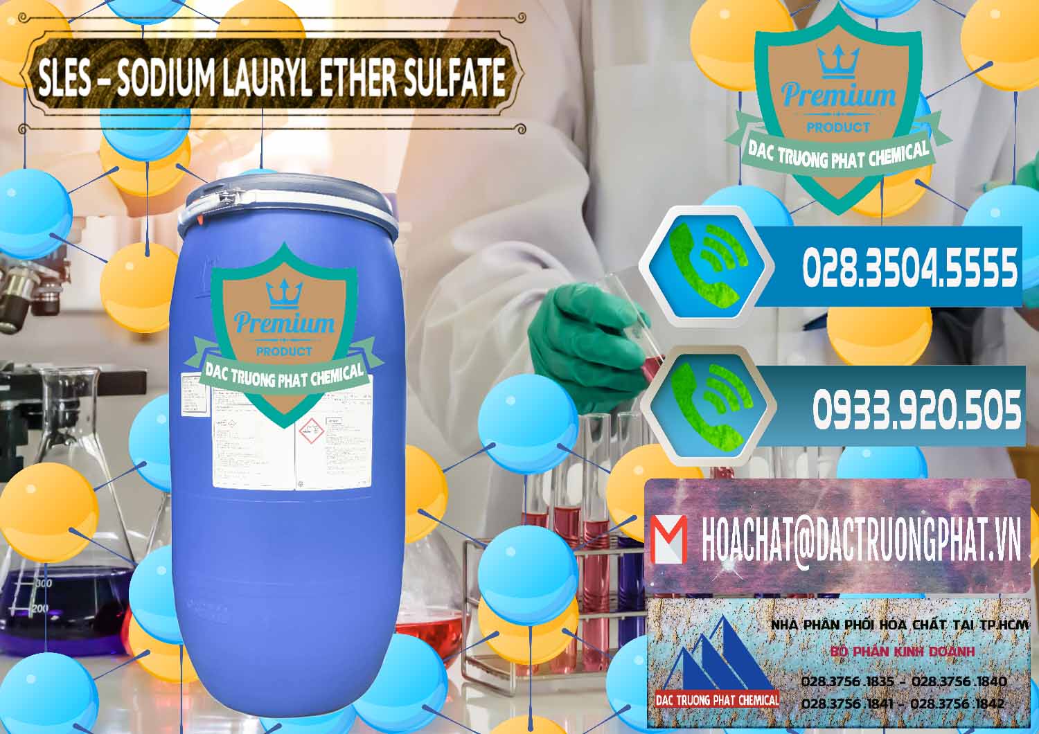 Chuyên cung ứng và bán Chất Tạo Bọt Sles - Sodium Lauryl Ether Sulphate Kao Indonesia - 0046 - Công ty chuyên cung cấp ( kinh doanh ) hóa chất tại TP.HCM - congtyhoachat.net