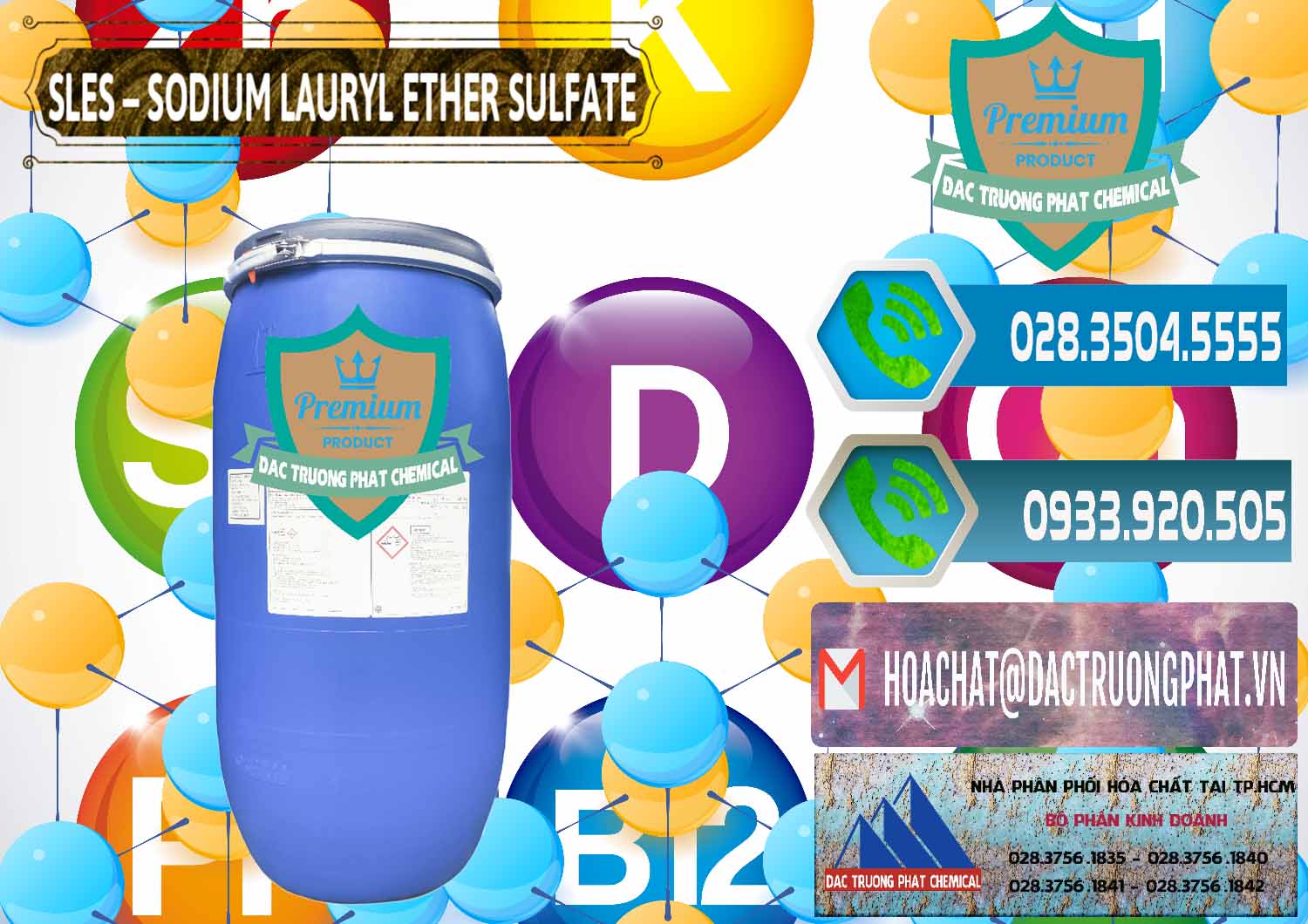 Nơi chuyên bán & cung cấp Chất Tạo Bọt Sles - Sodium Lauryl Ether Sulphate Kao Indonesia - 0046 - Nơi chuyên cung cấp & bán hóa chất tại TP.HCM - congtyhoachat.net