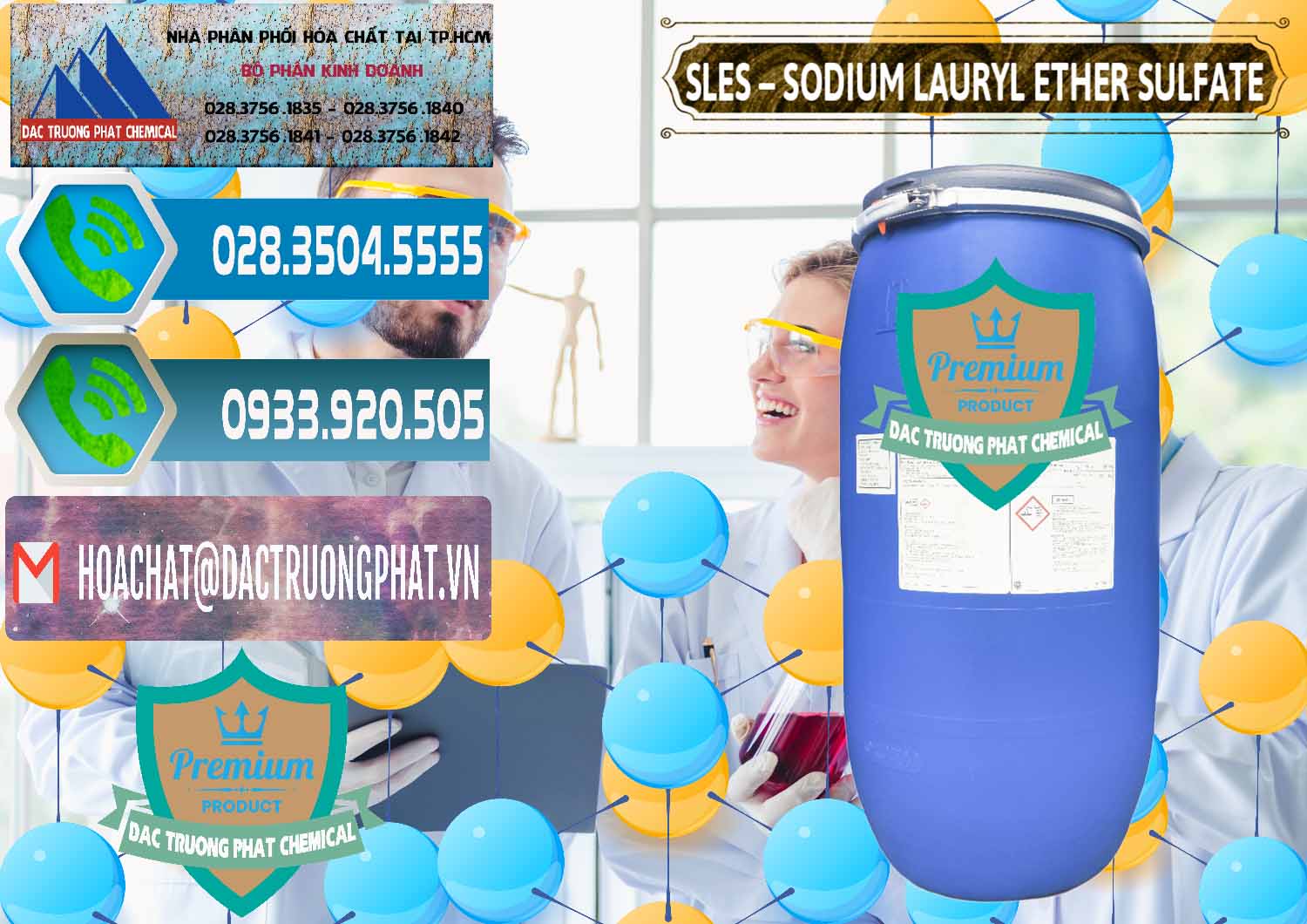 Đơn vị bán - phân phối Chất Tạo Bọt Sles - Sodium Lauryl Ether Sulphate Kao Indonesia - 0046 - Nơi chuyên cung cấp ( nhập khẩu ) hóa chất tại TP.HCM - congtyhoachat.net
